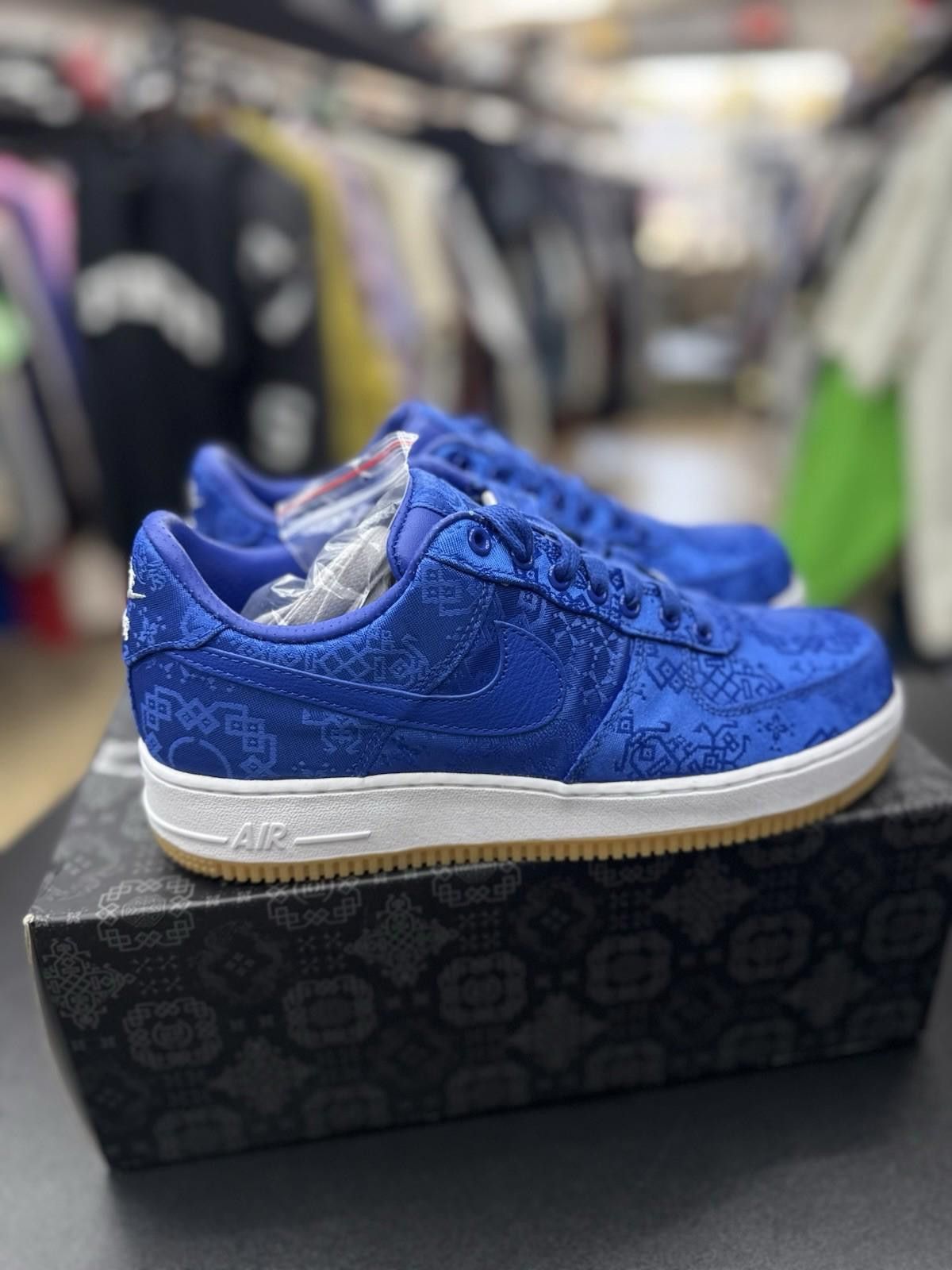 Nike Nike Air Force 1 Low CLOT Blue Size 8 Tear Away Silk NEW Size US 8 / EU 41 - 2 Thumbnail