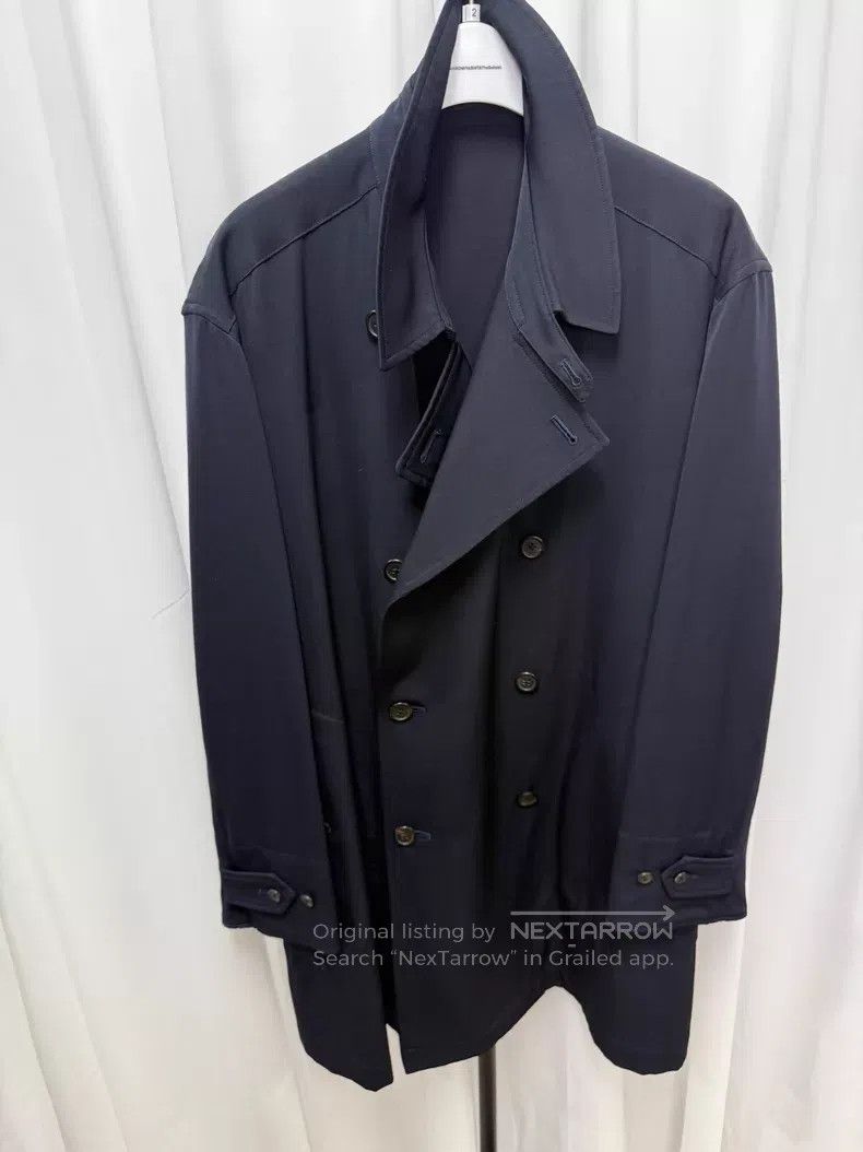 Other Yohji Yamamoto Wool NAVY double-breasted coat Size US M / EU 48-50 / 2 - 7 Thumbnail