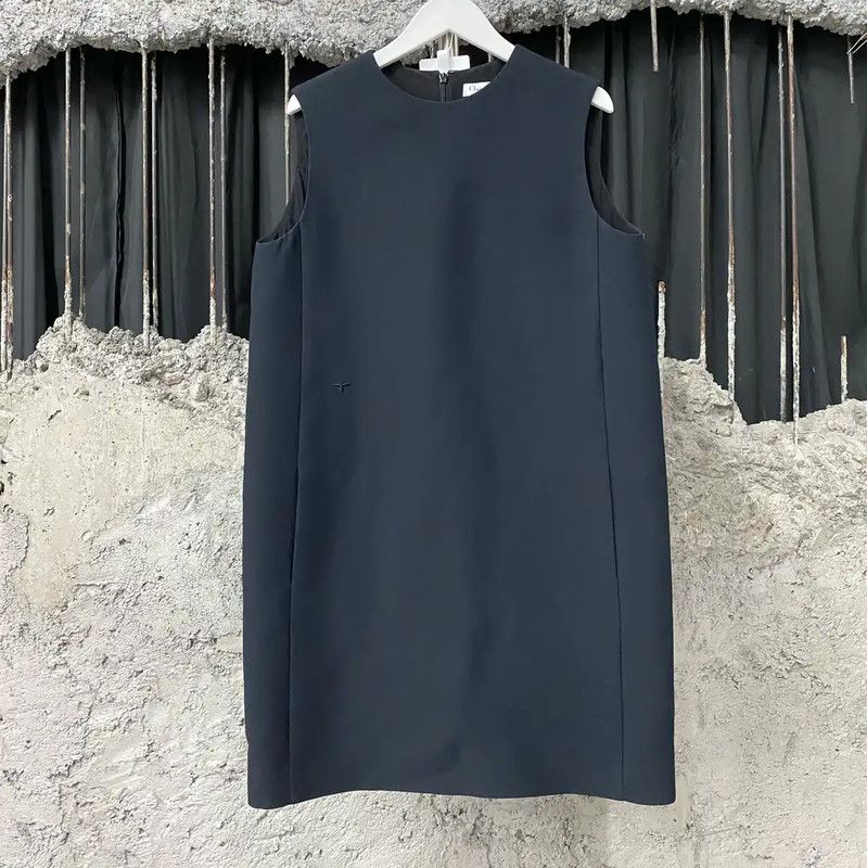 Dior Dior Black Sleeveless Summer Dress 0089 Size ONE SIZE - 1 Thumbnail