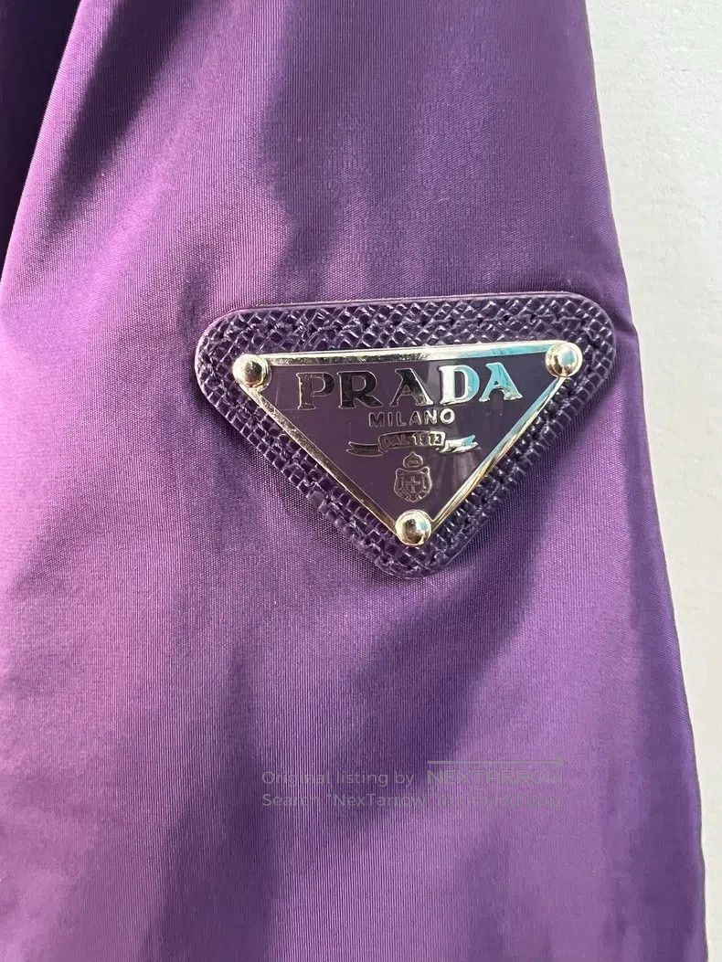 Prada Prada Triangle steel standard windbreaker short style Size S / US 4 / IT 40 - 4 Thumbnail