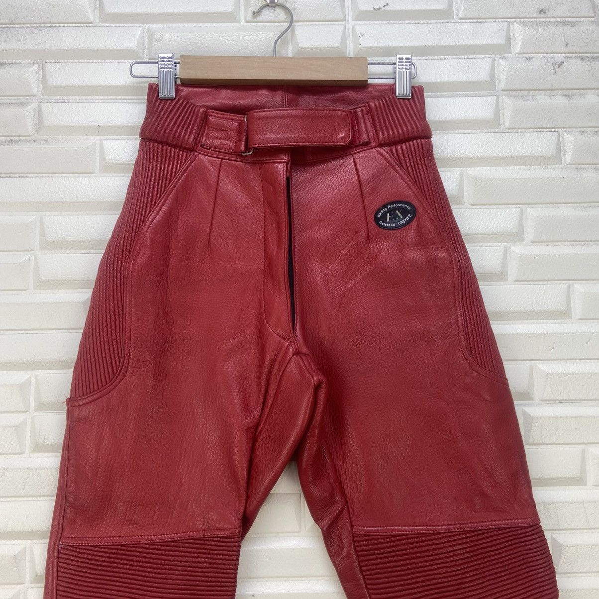 Japanese Brand × Leather Expert Racing Performance Biker Leather Pants Size 22" - 4 Thumbnail