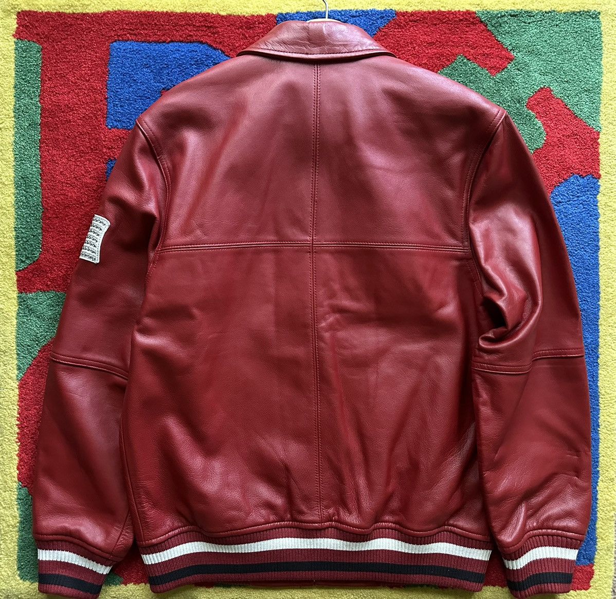 Supreme 2015 S/S Uptown Leather Varsity Size US S / EU 44-46 / 1 - 6 Thumbnail