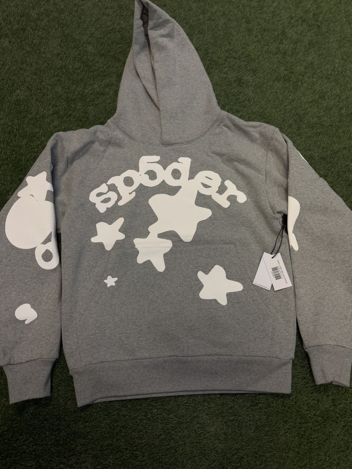 Sp5der Sp5der Worldwide Grey Beluga Hoodie Size S (NEW) Size US S / EU 44-46 / 1 - 1 Thumbnail