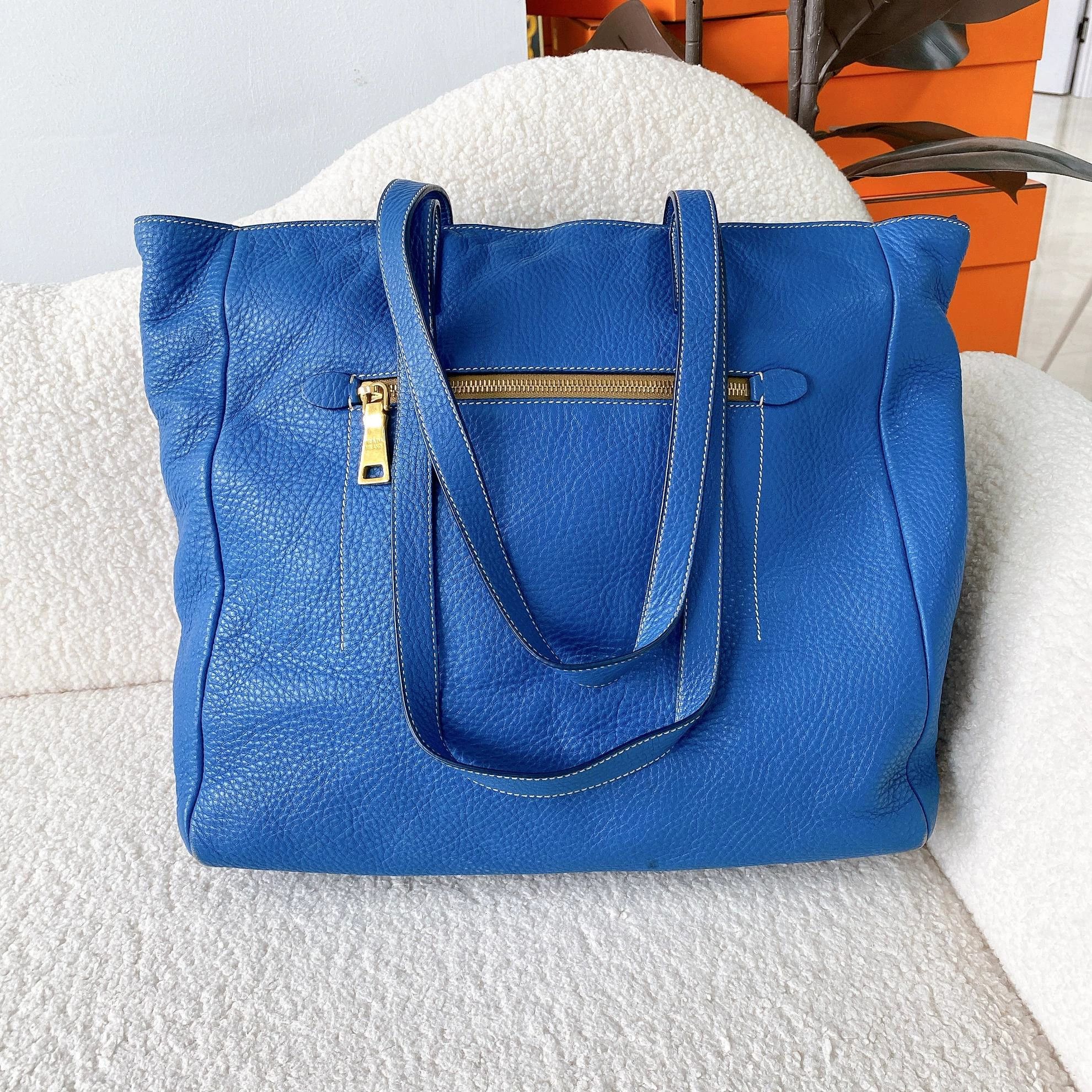 Prada Prada blue handbag 9654 Size ONE SIZE - 3 Thumbnail