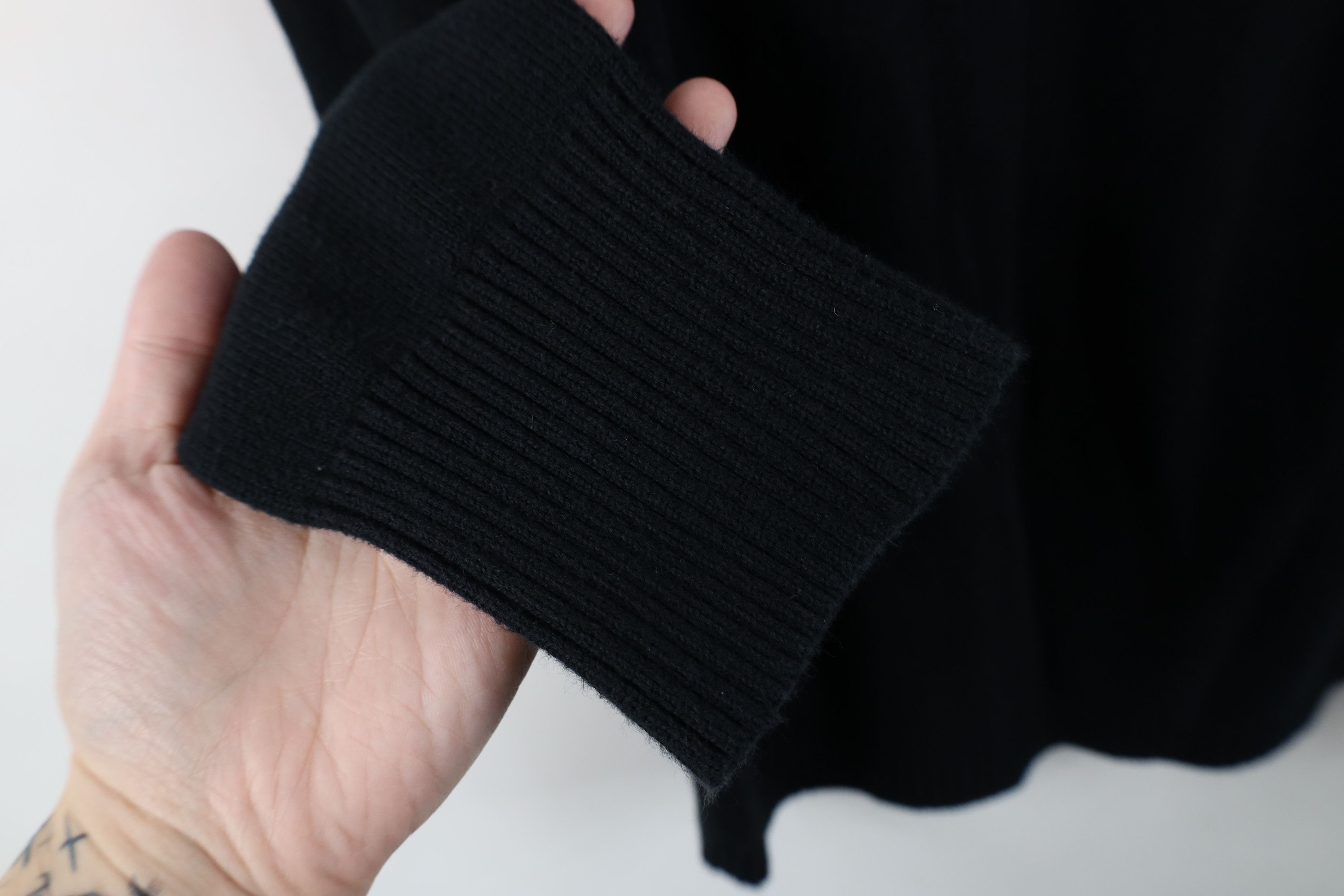 Gap Vintage Y2K Gap Blank Stretch Knit Turtleneck Sweater Black Size XL / US 12-14 / IT 48-50 - 5 Thumbnail
