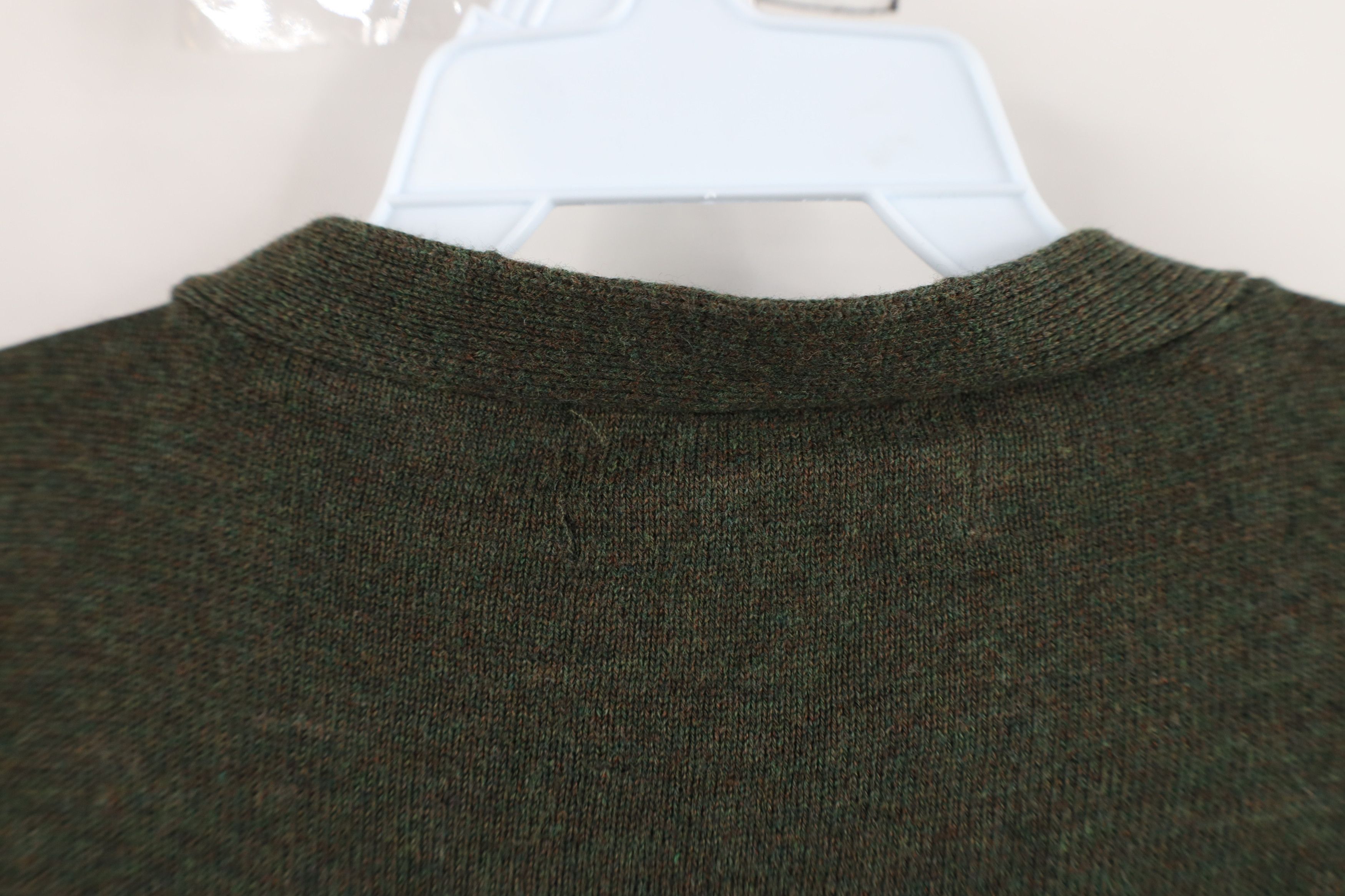 Vintage Vintage 90s Streetwear Blend Cable Knit Sweater Vest Green Size US XL / EU 56 / 4 - 7 Thumbnail