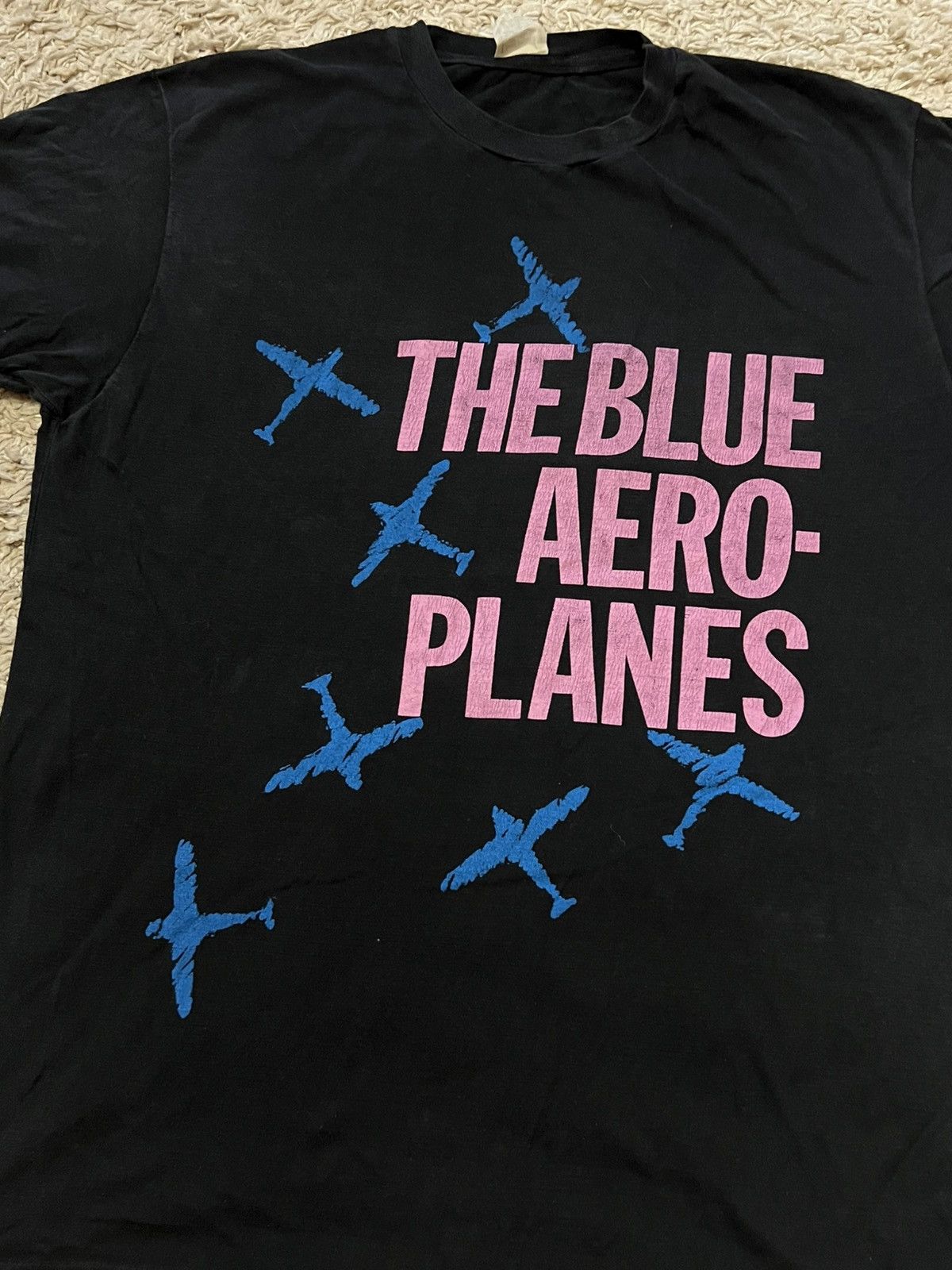 Band Tees Vintage 90’s The blue Aeroplanes band tee rare XL size Size US XL / EU 56 / 4 - 2 Thumbnail