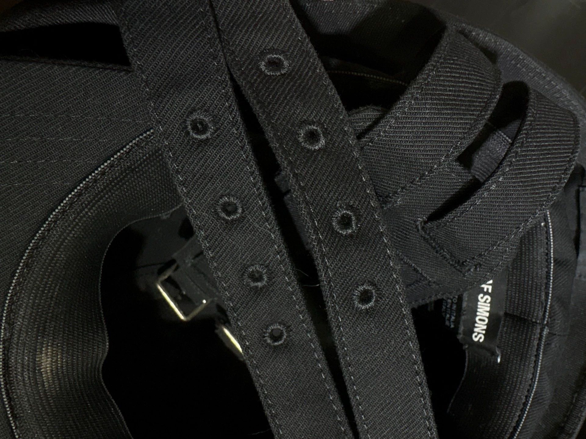 Raf Simons Raf Simons 19AW Long Strap Double-Layer Hat Size ONE SIZE - 8 Thumbnail