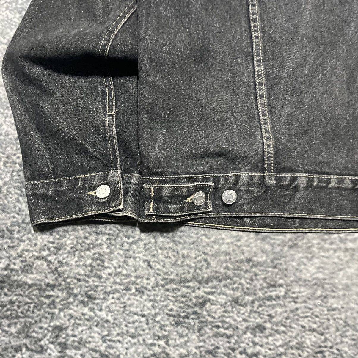 Guess VINTAGE 90s GUESS BLACK DENIM TRUCKER JACKET GRUNGE SIZE 3XL Size US XXL / EU 58 / 5 - 9 Thumbnail
