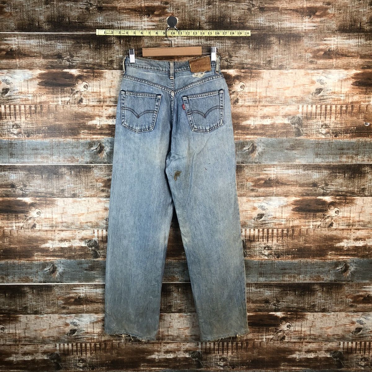 Levi's 509 Levis Blue Distressed ripped Denim Pants #A2102 Size US 28 / EU 44 - 15 Thumbnail