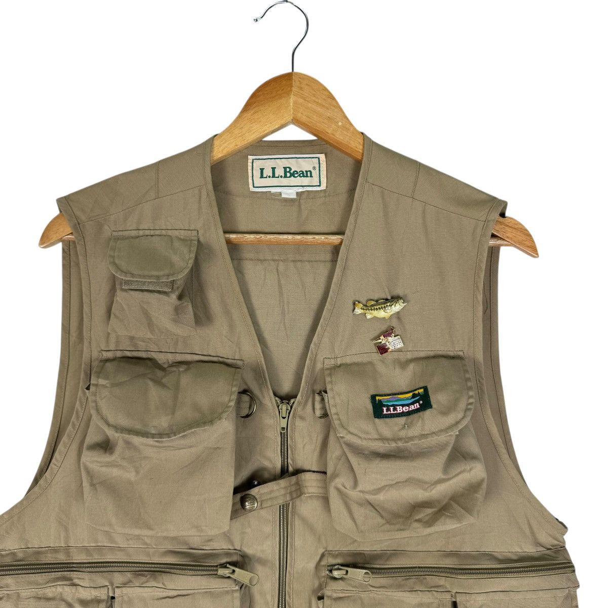 L.L. Bean ☀️LL BEAN FISHING UTILITY POCKET VEST Size US S / EU 44-46 / 1 - 2 Thumbnail