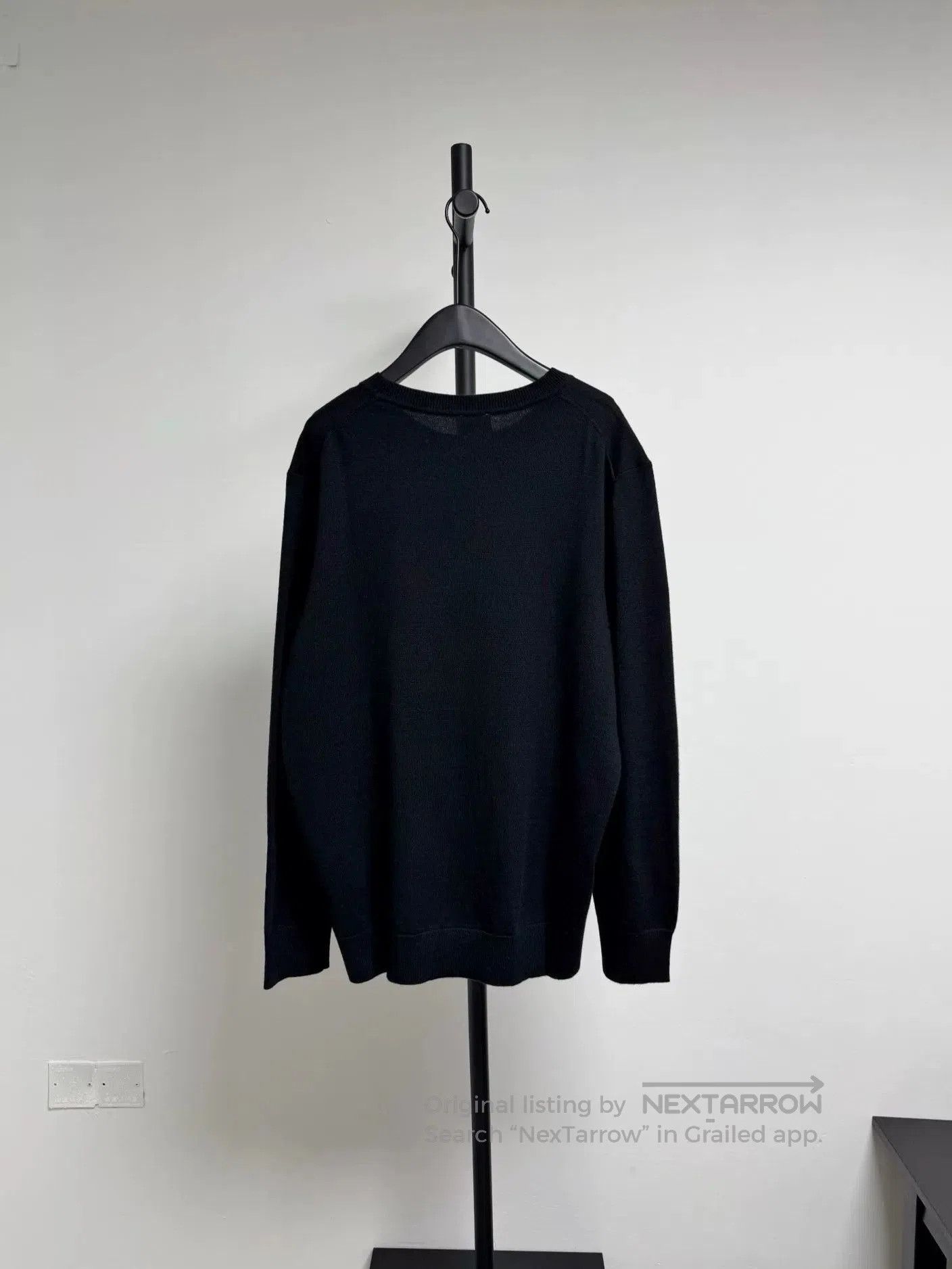 Burberry Burberry Black Wool Sweater XL. Size US XL / EU 56 / 4 - 8 Thumbnail