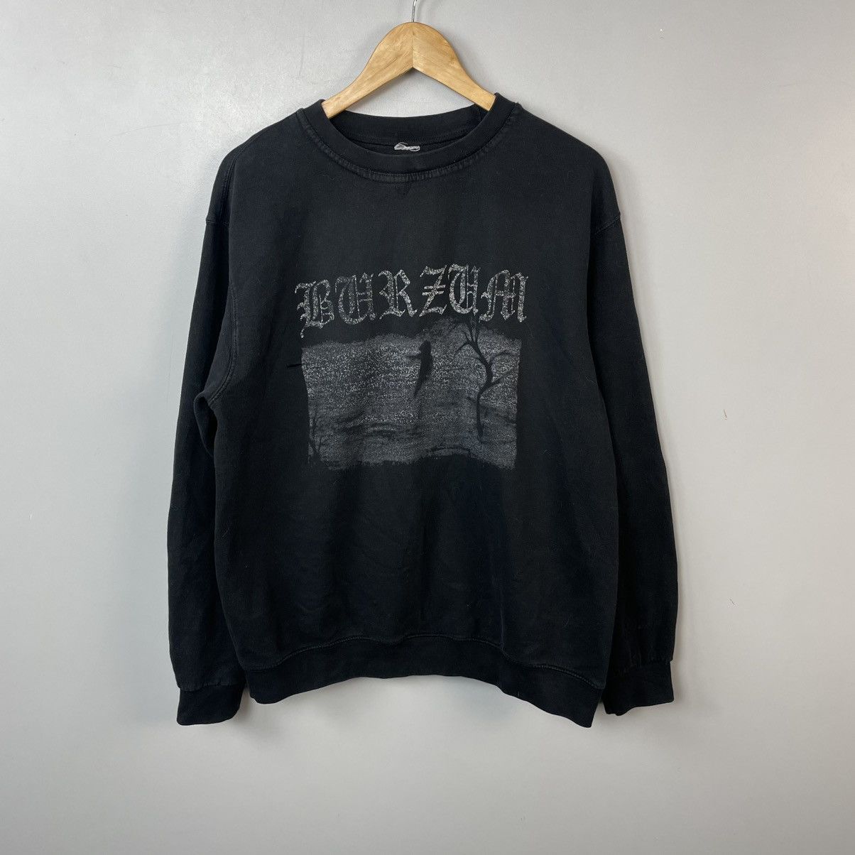 Vintage Vintage 00’s Burzum sweatshirt black metal size M Size US L / EU 52-54 / 3 - 1 Thumbnail
