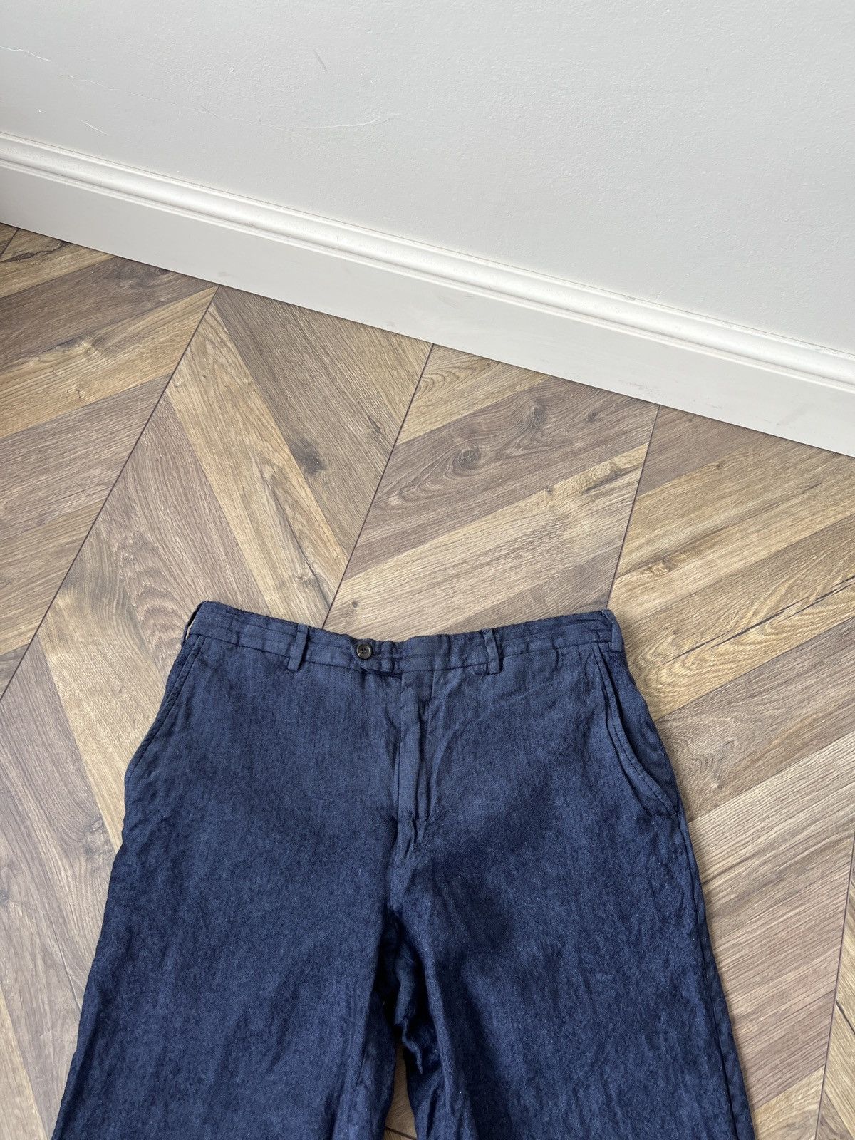 Pal Zileri Vintage Pal Zileri Classic Wool Linen Pants Size US 32 / EU 48 - 4 Thumbnail