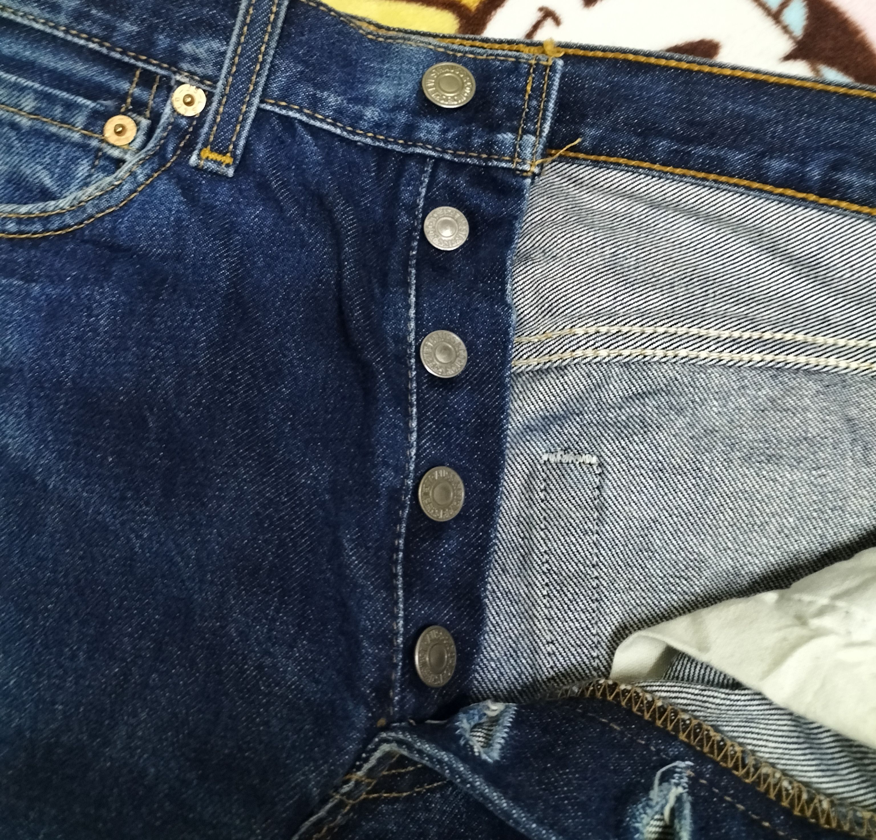 Levi's Vintage Clothing Vintage Levis 501xx natural fade distressed jeans Size US 29 - 4 Thumbnail