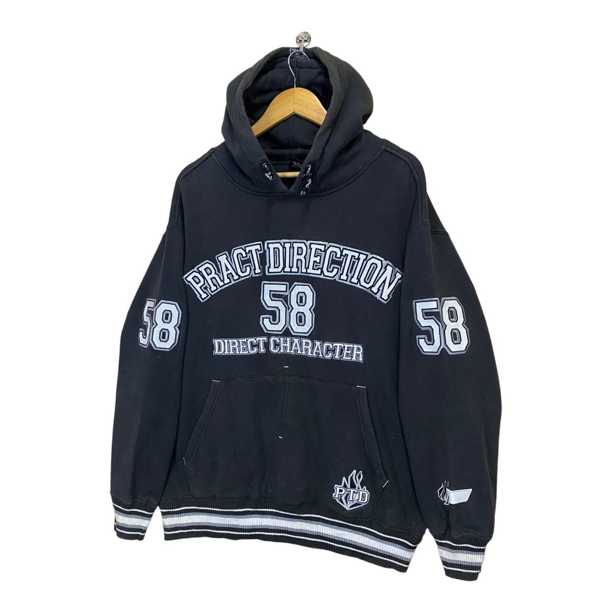 Japanese Brand × Vintage Pract Tecnical Product Big Logo Hoodie Jacket Size US L / EU 52-54 / 3 - 3 Thumbnail