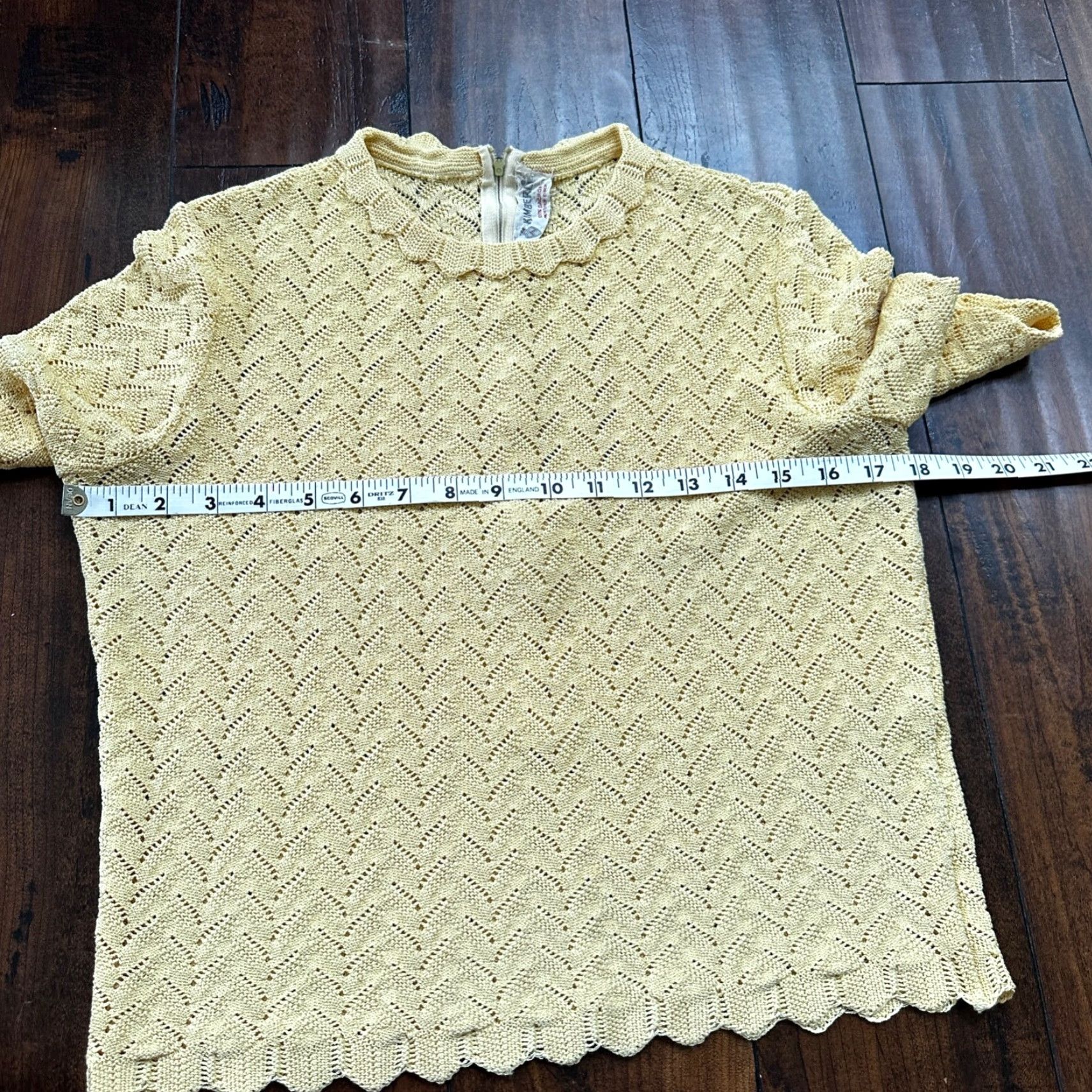 Vintage VINTAGE Kimberli Rockabilly Dress Shirt Skirt 60s 70s Womens S Casual Yellow USA Size S / US 4 / IT 40 - 7 Thumbnail