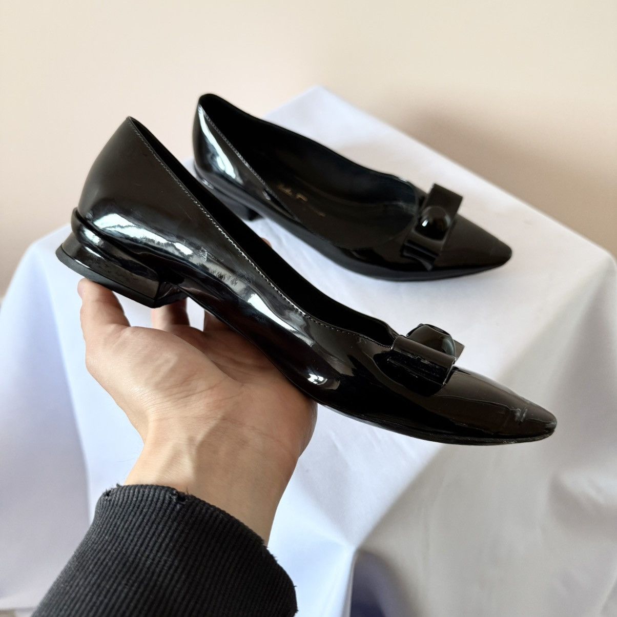 Salvatore Ferragamo RARE Salvatore Ferragamo Vara Bow Shoes Jil Sander Vibe Size US 7 / IT 37 - 11 Thumbnail