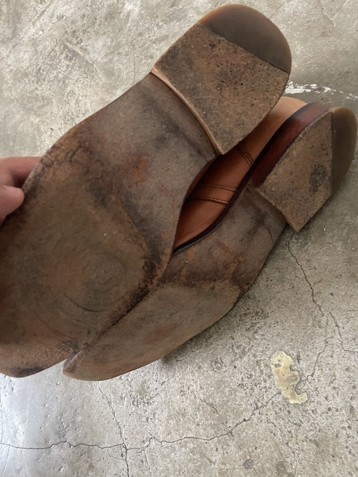 Tricot Comme des Garcons Tricot Comme Des Garcons Leather Boots Size US 8.5 / IT 38.5 - 9 Thumbnail