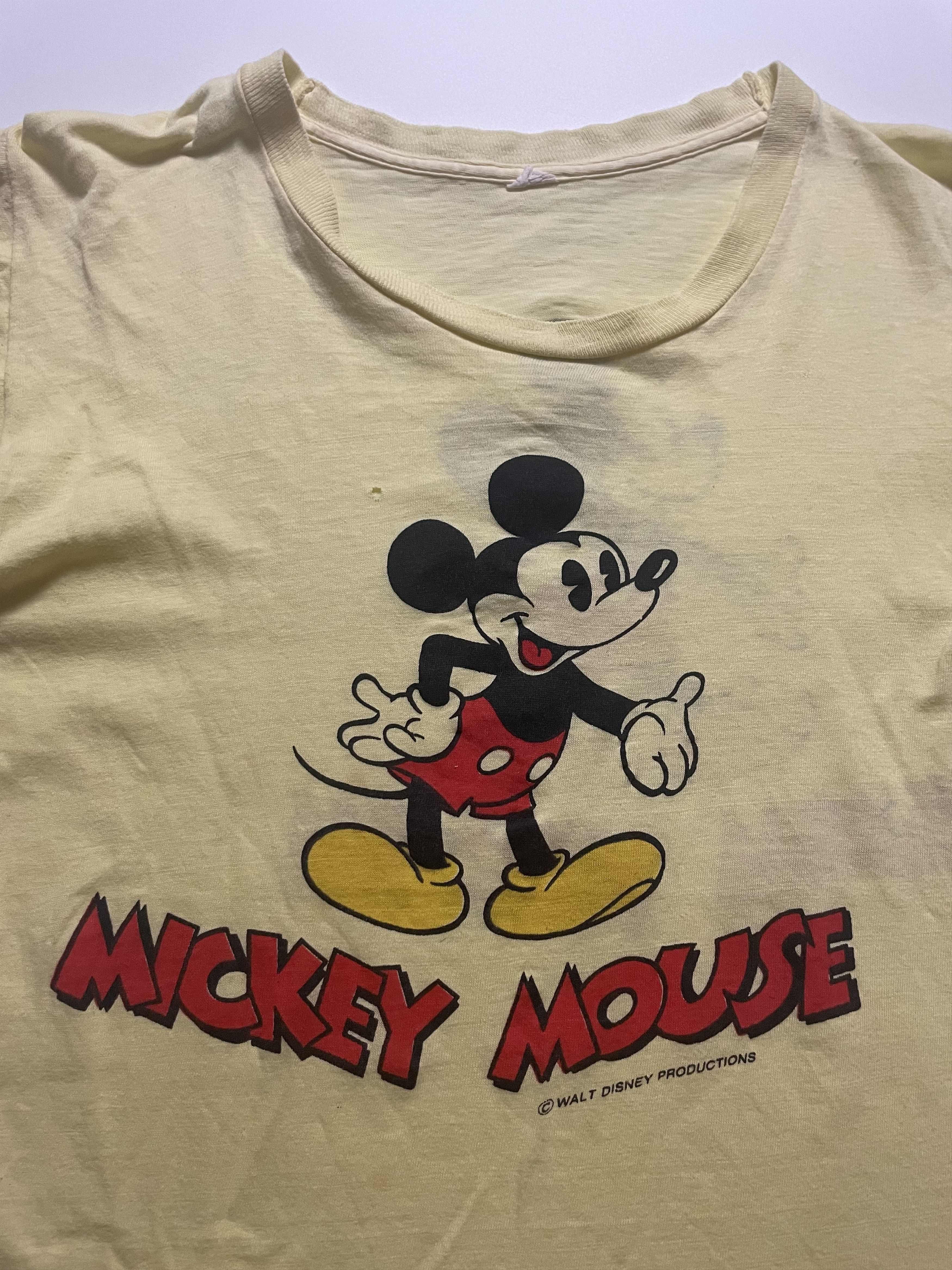 Vintage Vintage Mickey Mouse Disney 80s 90s Shirt Size US S / EU 44-46 / 1 - 2 Thumbnail