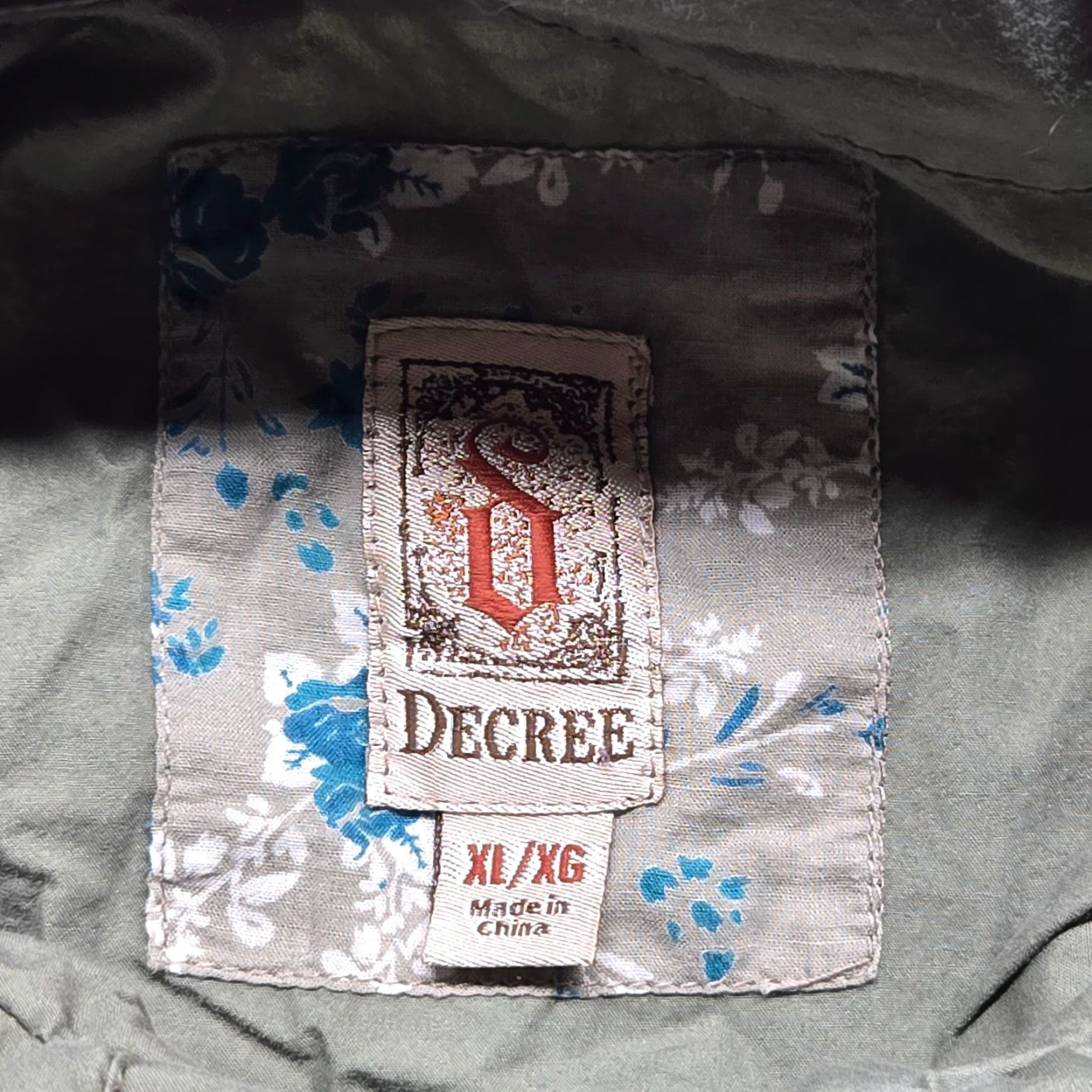 Decree VINTAGE Decree Jacket Shirt Women XL Gray Long Sleeve Zip Up Utility Coat Size XL / US 12-14 / IT 48-50 - 3 Thumbnail