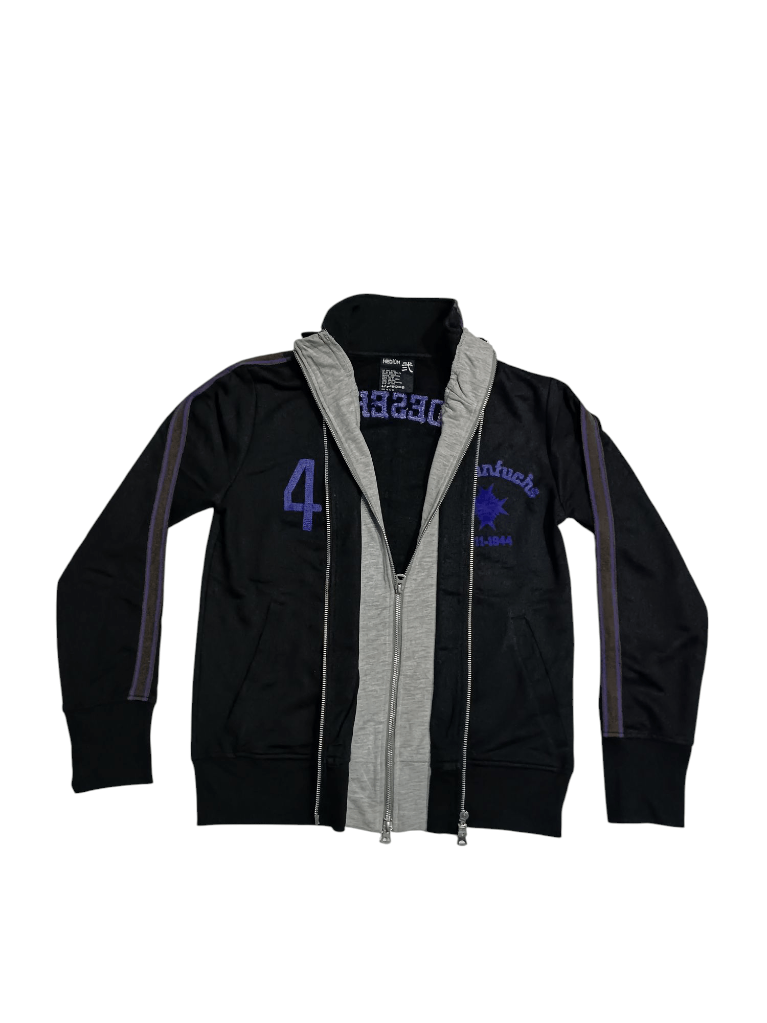 Japanese Brand × PPFM PPFM "The Dessert Fox" Double Zipper Sweater Jacket Size US M / EU 48-50 / 2 - 4 Thumbnail