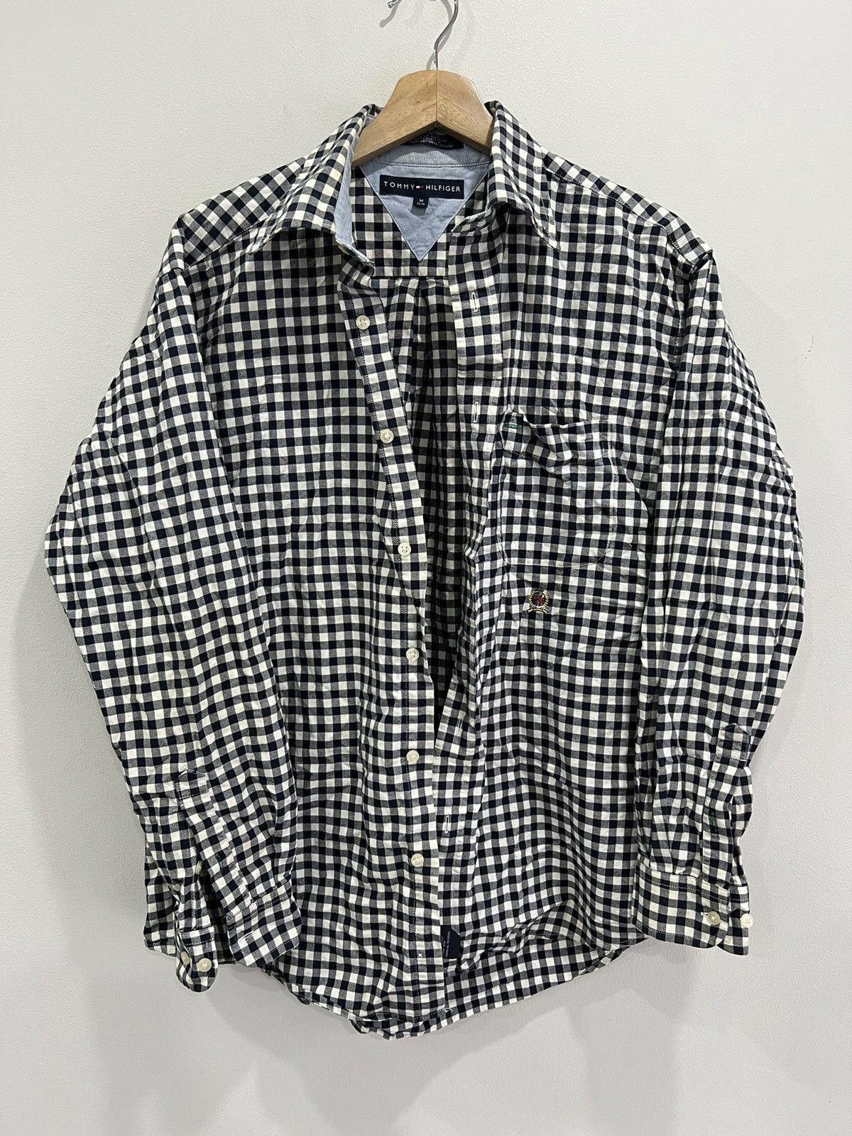 Tommy Hilfiger Tommy Hilfiger Button Up Shirt Checkered Size US M / EU 48-50 / 2 - 1 Thumbnail