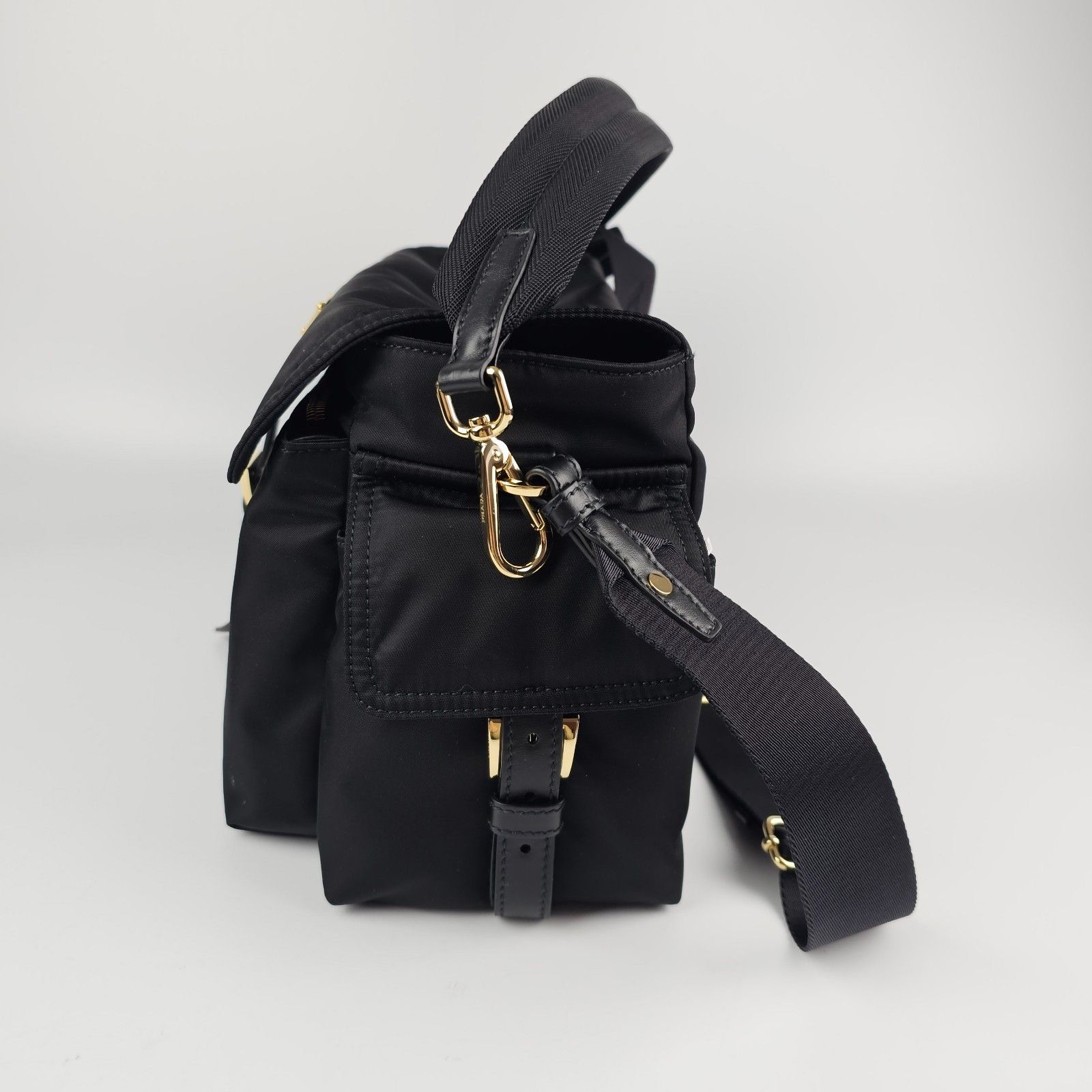 Prada PRADA Explore Large $2500 Black Re-Nylon Shoulder Bag New & Size ONE SIZE - 7 Thumbnail
