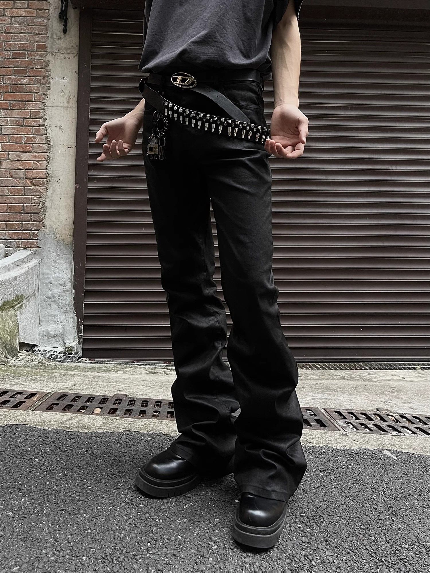 Japanese Brand × Jean Wax faced matte glossy jeans Size US 32 / EU 48 - 2 Thumbnail