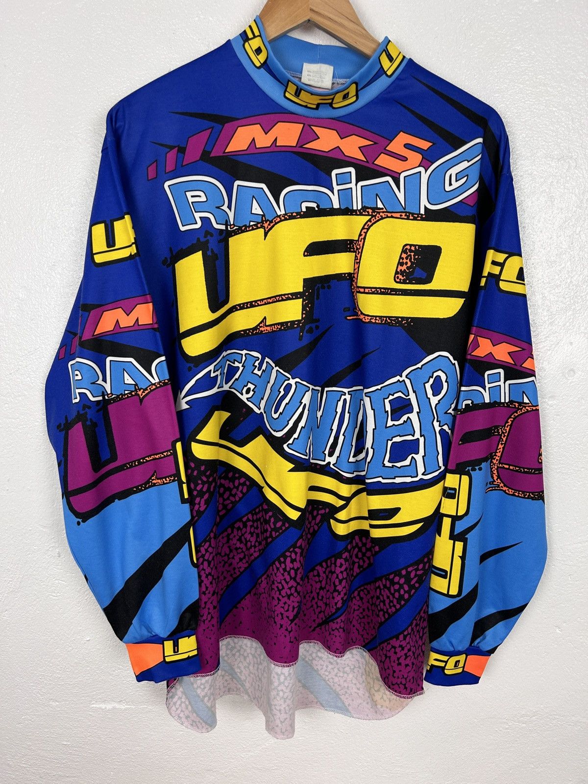 Vintage UFO Racing MX5 Thunder AOP Multicolor Jersey