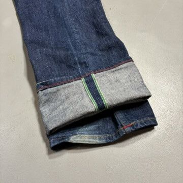Gustin Gustin Straight Leg Selvedge Denim Jeans Dark Indigo USA Size US 33 - 3 Thumbnail