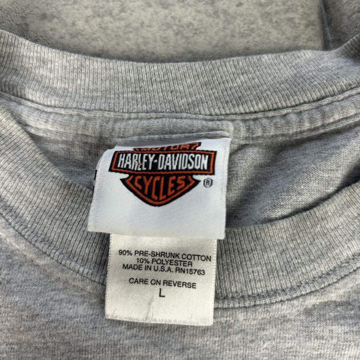 Harley Davidson Y2k gray flame sleeve harley davidson long sleeve tshirt Size US L / EU 52-54 / 3 - 5 Thumbnail