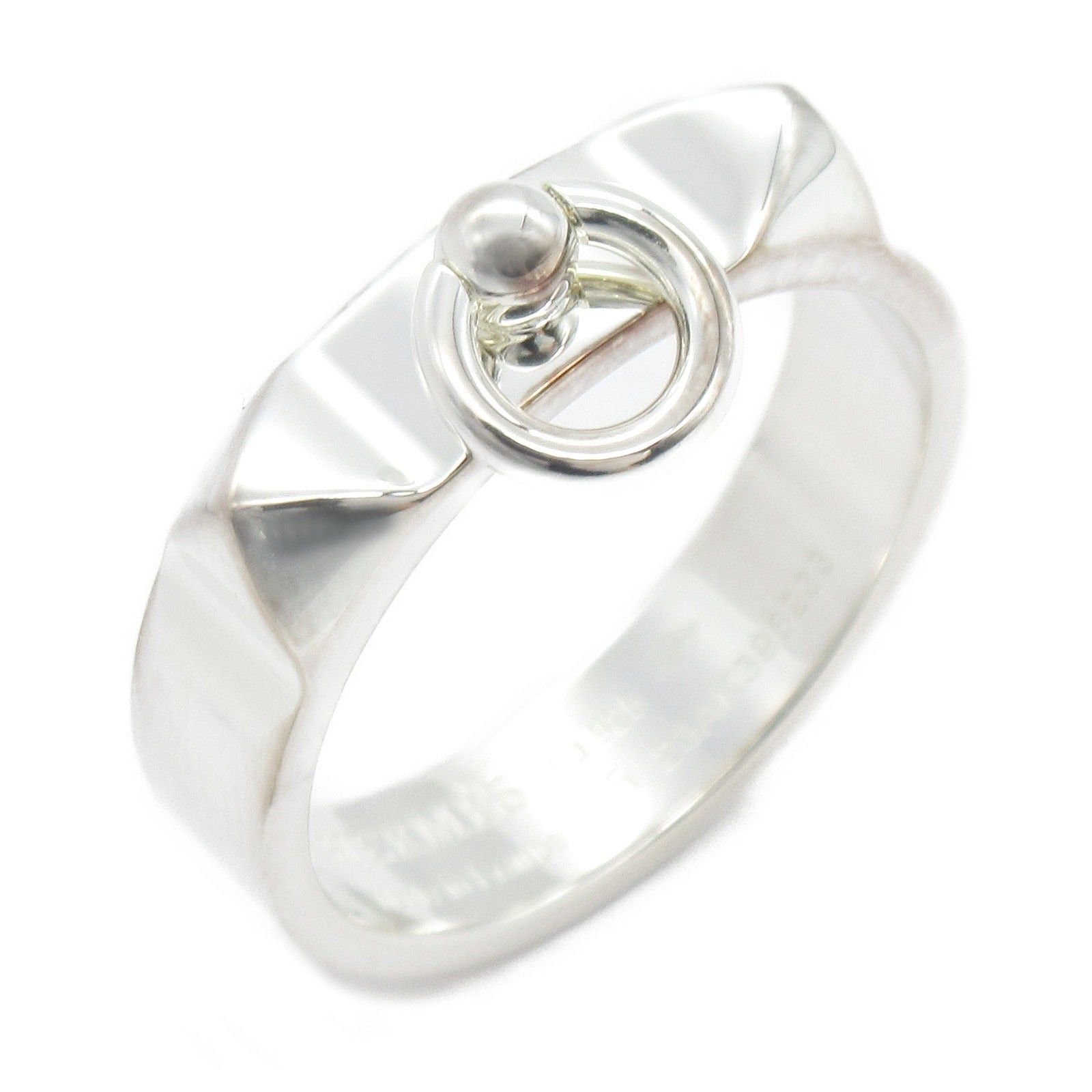 Hermes Hermes Collier De Sian Ring Pm 925 Silver Size ONE SIZE - 1 Thumbnail