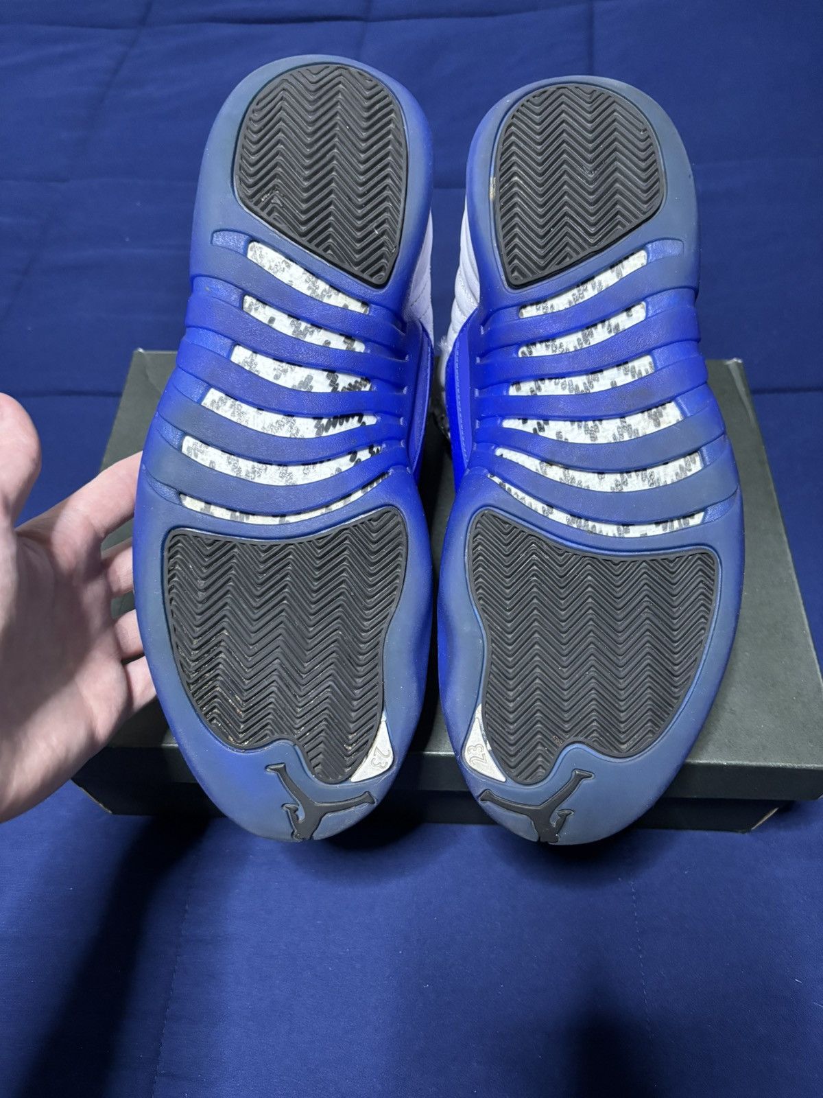 Jordan Brand Jordan 12 Retro Blueberry 2024 Size 10 Size US 10 / EU 43 - 5 Thumbnail