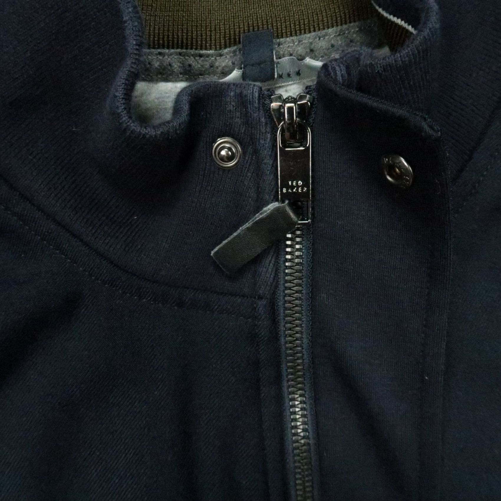 Ted Baker Ted Baker Jacket Mens XL Blue Full Zip Snap Stretch Pockets Bomber Coat Brevity? Size US XL / EU 56 / 4 - 4 Thumbnail