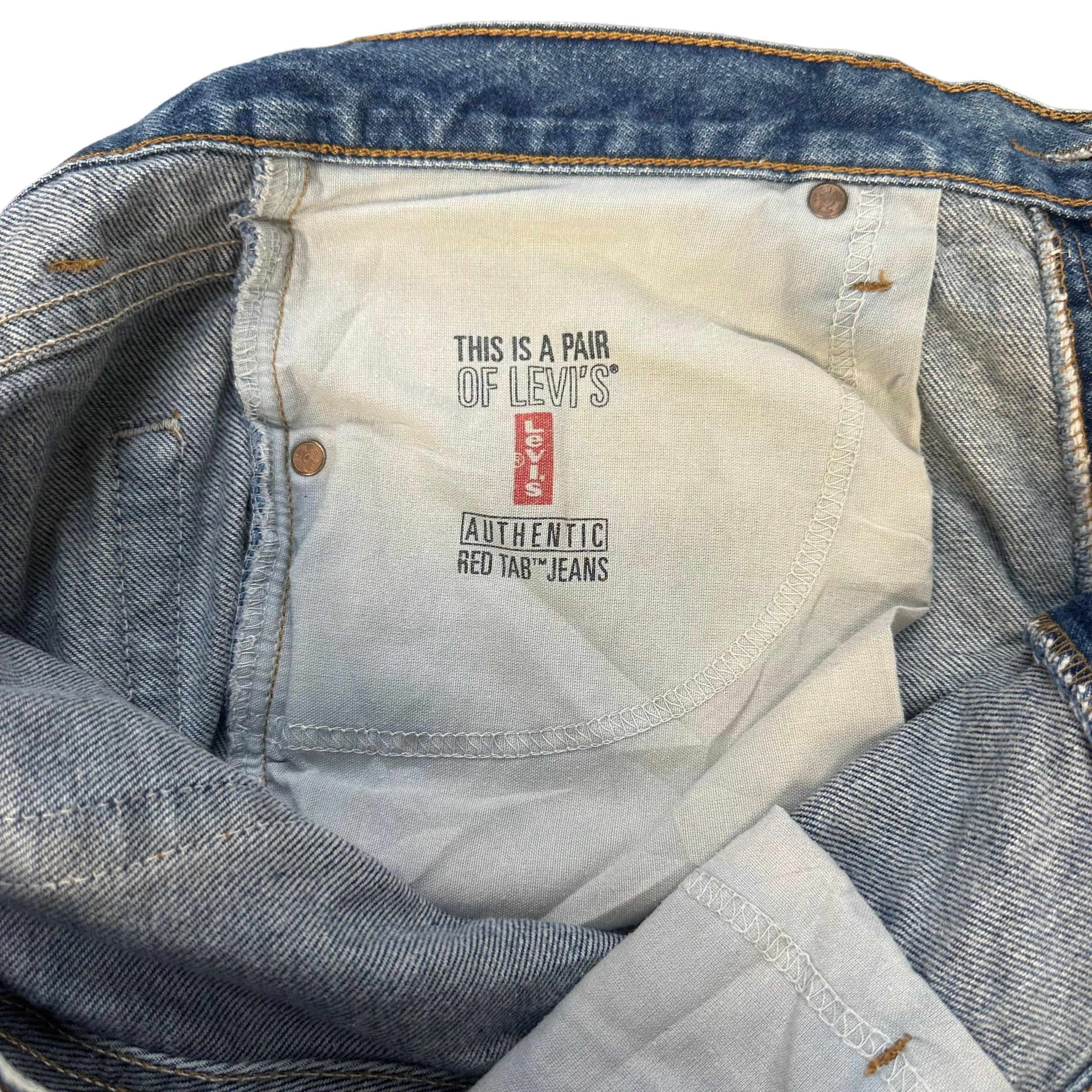 Levi's LEVIS 505 SINGLE R CUSTOM DENIM SHORTS #8405-007 Size US 33 - 10 Thumbnail