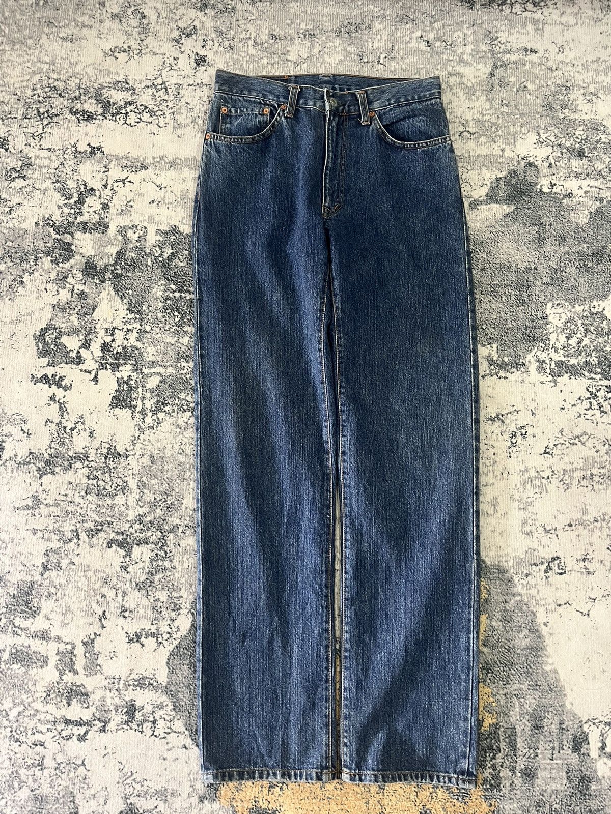 image of Archival Clothing x Blue Blue Japan A Pair Vintage Hr Market In Size 29 X 32 Inches in Blue, Men's