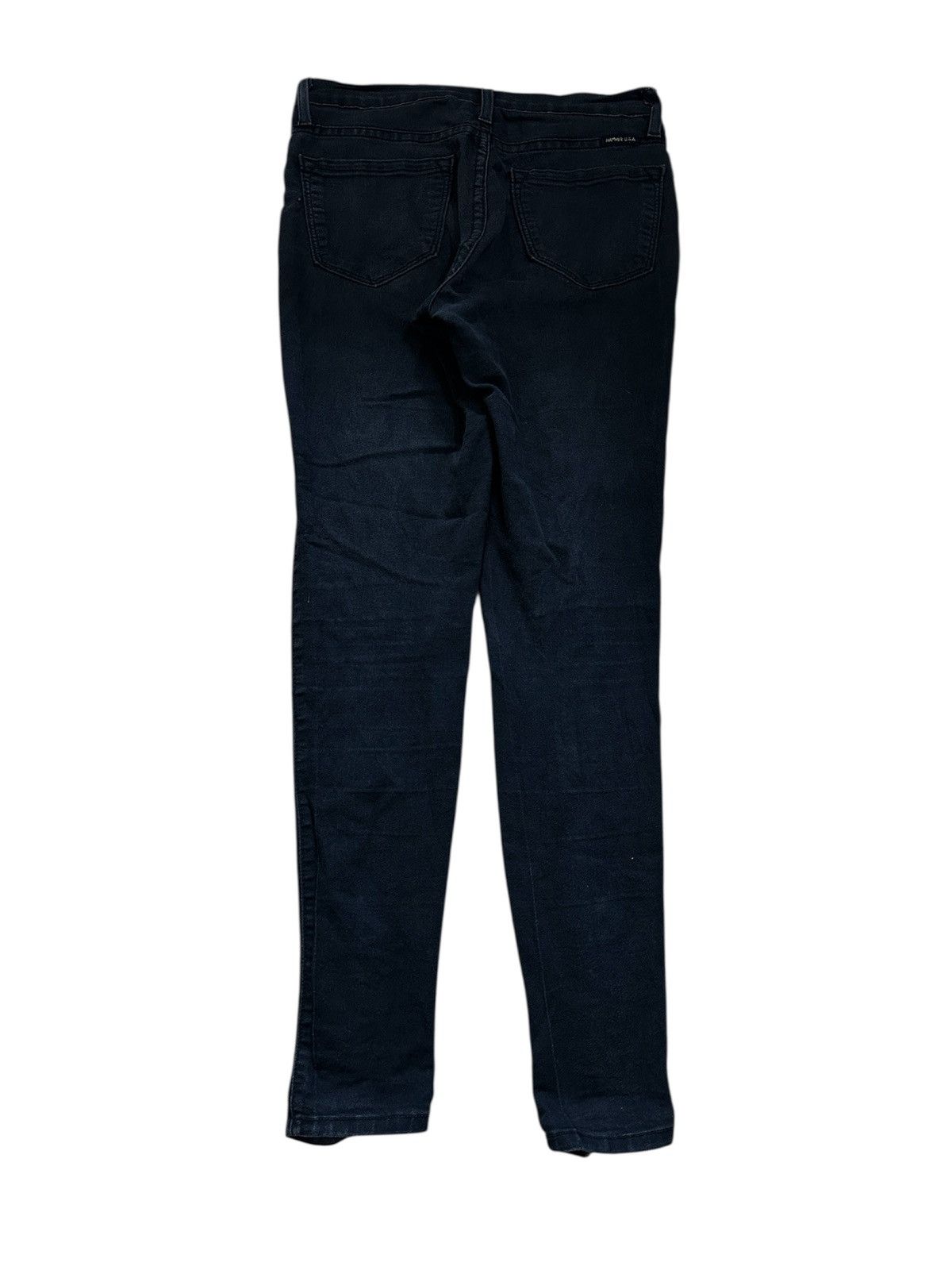 Other Black Skinny Jeans Shredded Rose Details Stretch Fit Size 27" / US 4 / IT 40 - 2 Thumbnail