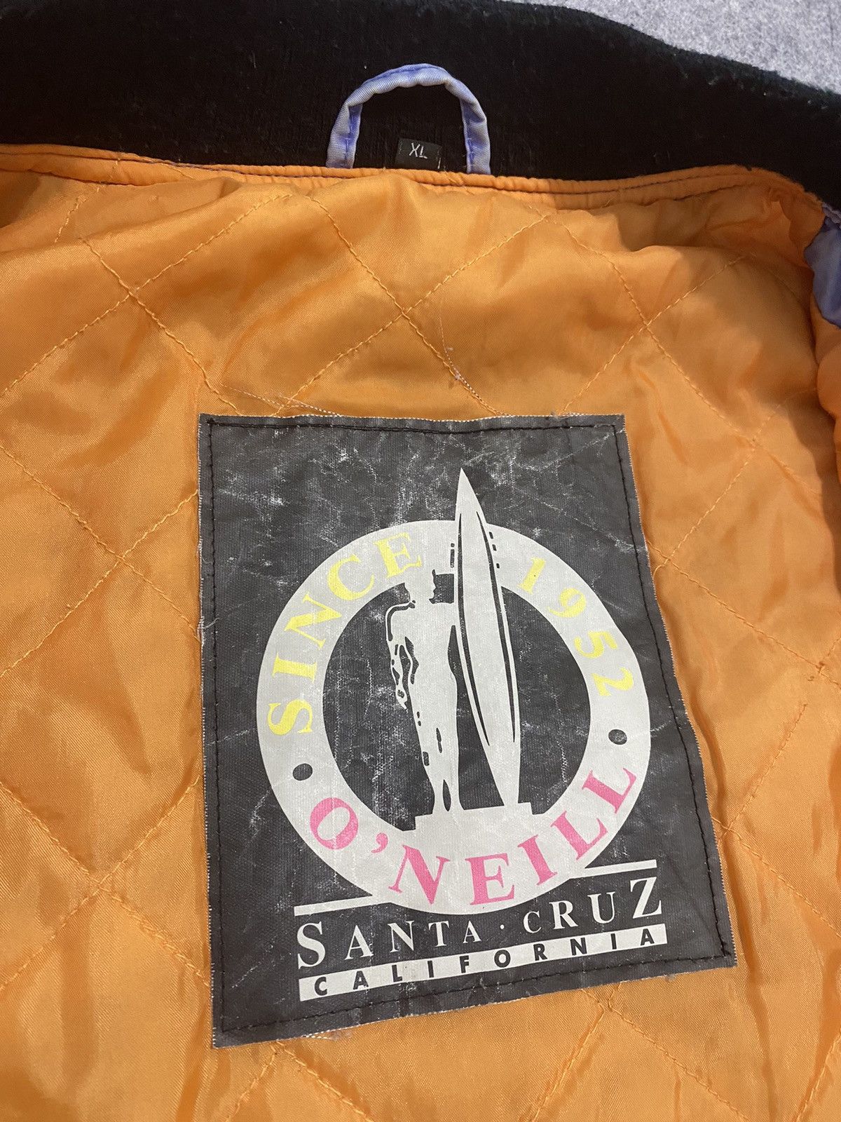 O'Neill × Vintage Vintage 90s O’Neill Santa Cruz California Bomber Jacket Size US XL / EU 56 / 4 - 7 Thumbnail