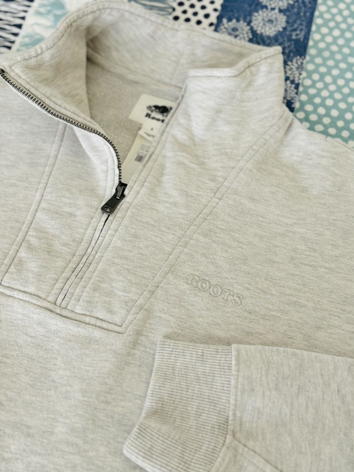 Roots ROOTS Half Zip Stein Gender Free - White Mix Size US L / EU 52-54 / 3 - 10 Thumbnail