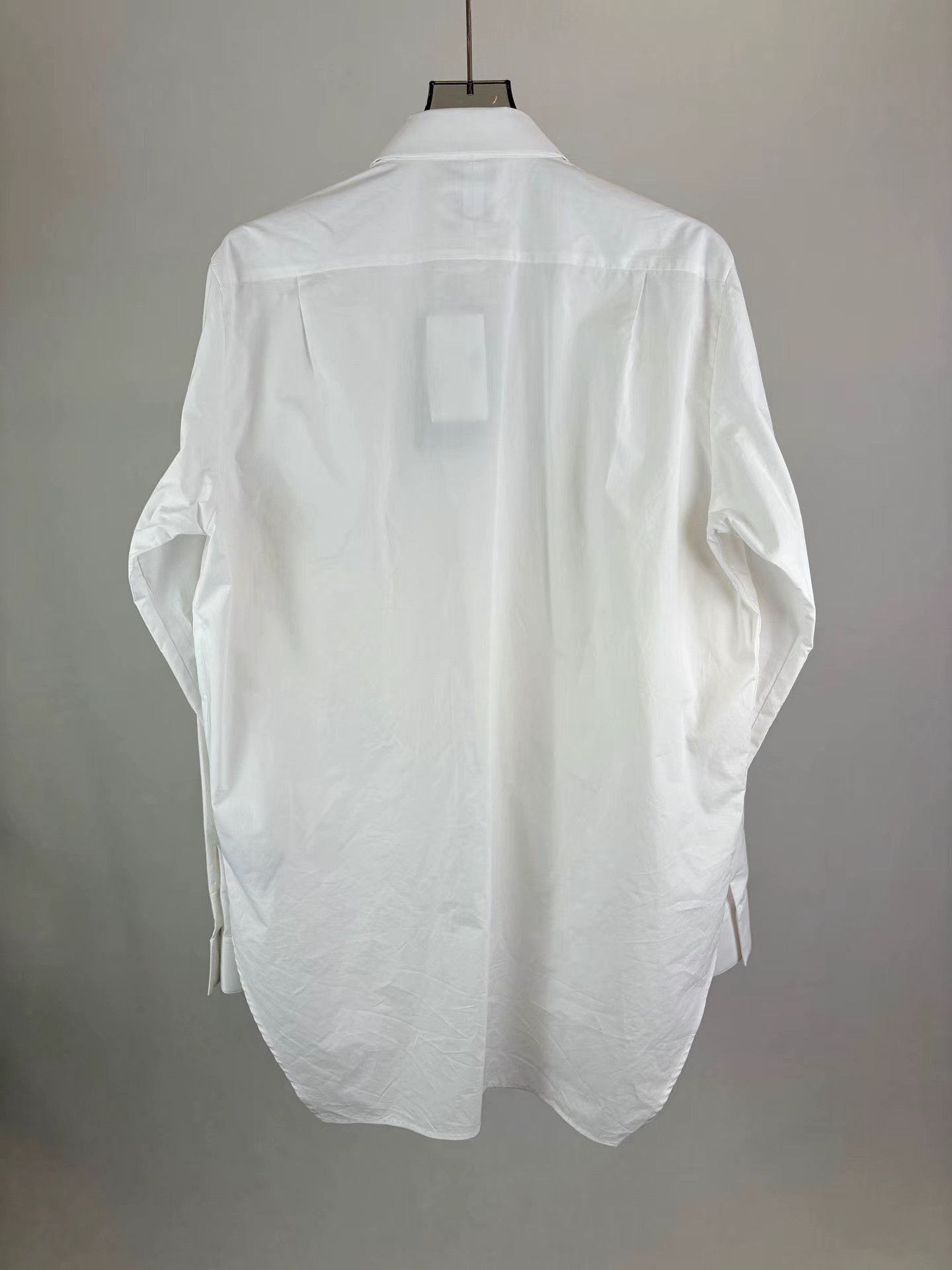 Bottega Veneta White Button-Up Shirt with Chevron Stitch Detail XS Size US XS / EU 42 / 0 - 2 Thumbnail
