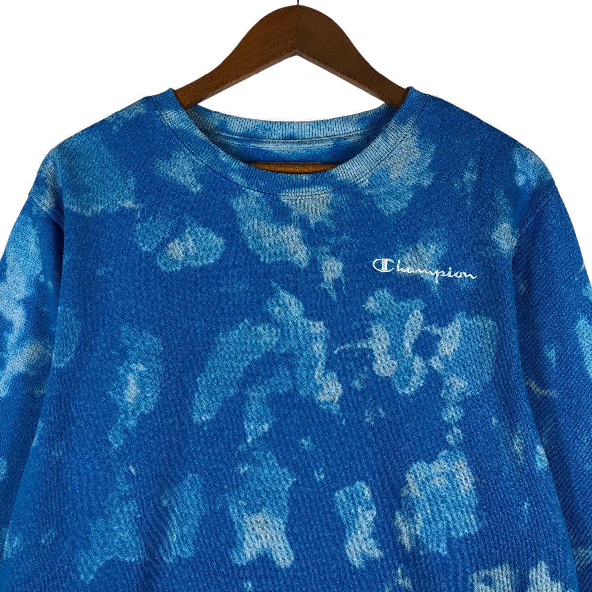 Champion CHAMPION Rare Blue Tie Dye Sweatshirt Size US M / EU 48-50 / 2 - 3 Thumbnail