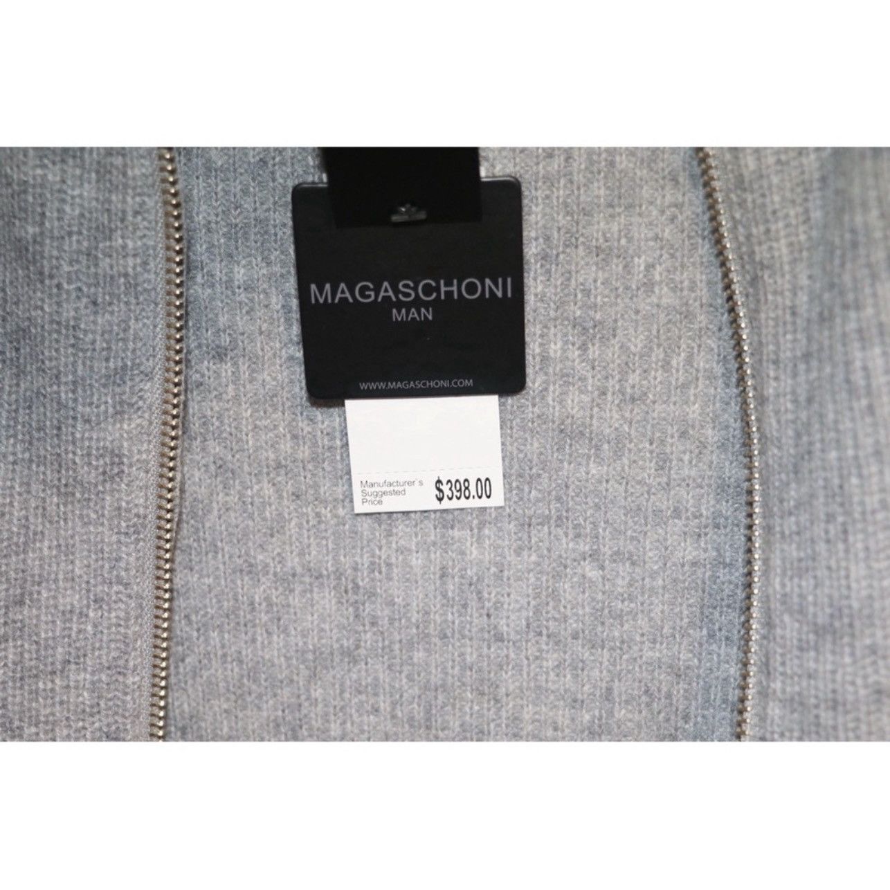 Magaschoni MAGASCHONI 100% Cashmere Zip Cardigan Size US S / EU 44-46 / 1 - 5 Thumbnail