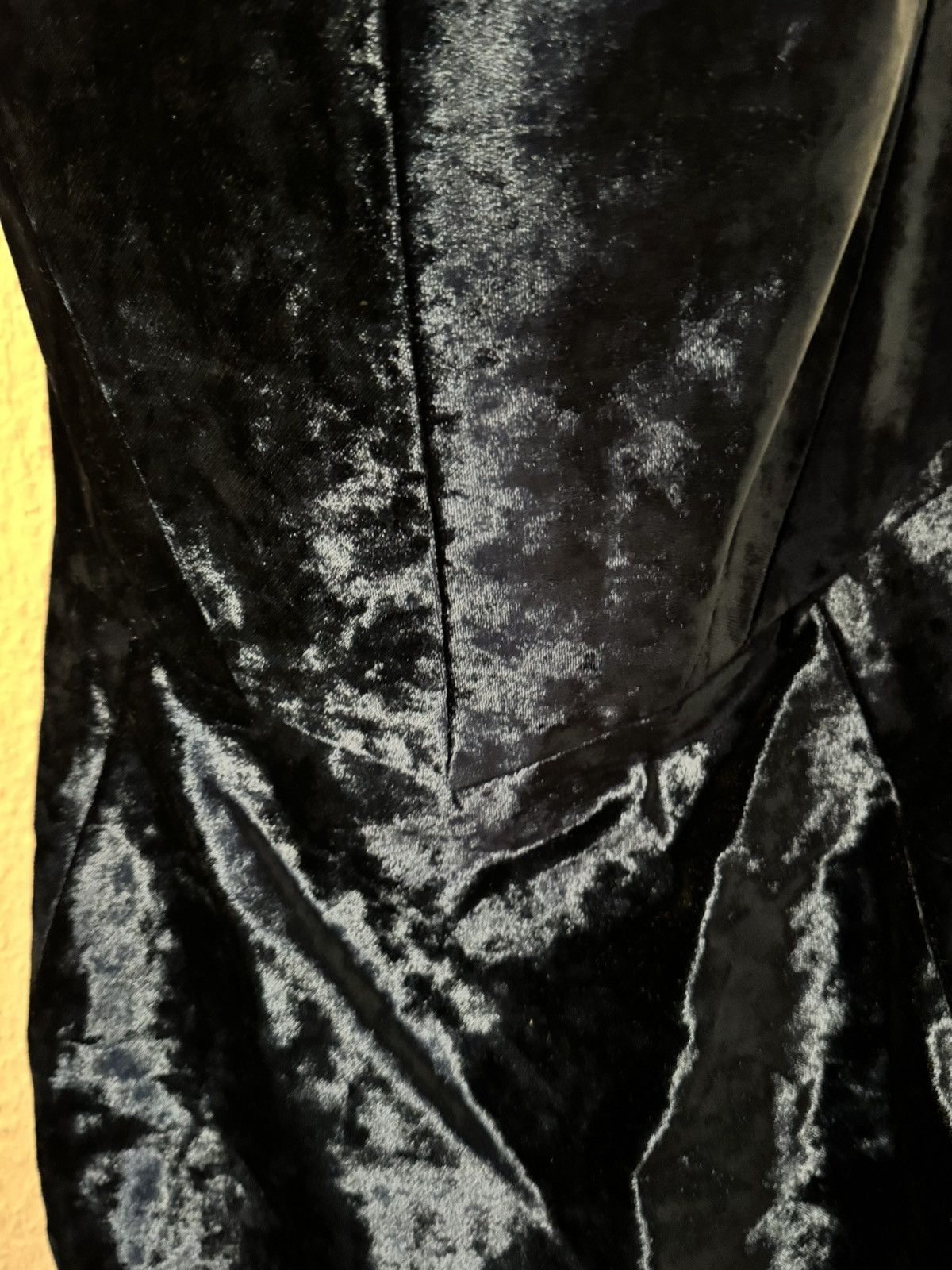 Acne Studios Strapless velvet dress with boning Size XS / US 0-2 / IT 36-38 - 4 Thumbnail