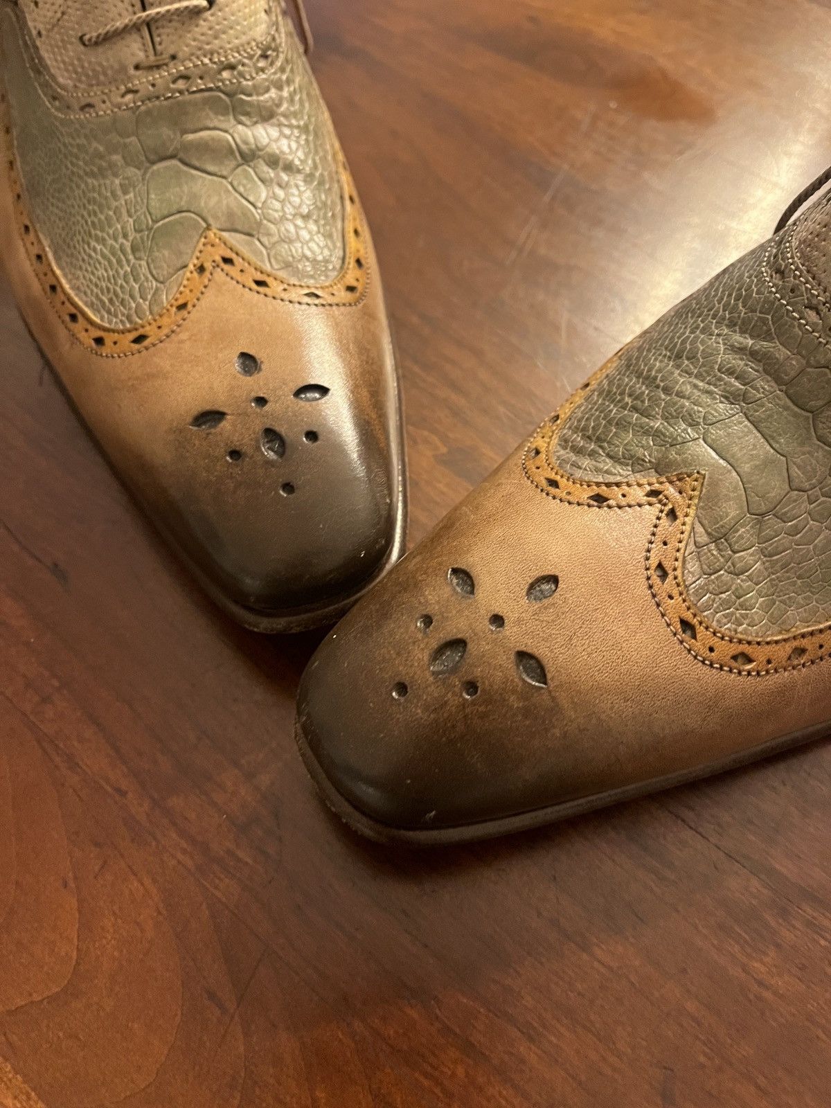 Other Harris Firenze calzolai Italian Brown Leather Men's shoes 8 Size US 8 / EU 41 - 4 Thumbnail