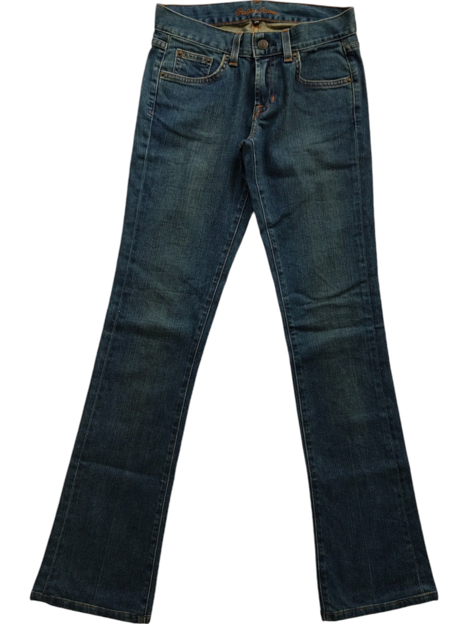 Ralph Lauren Black Label Blue Jeans With Studded Logo Detail At The Back Size 26" / US 2 / IT 38 - 1 Thumbnail