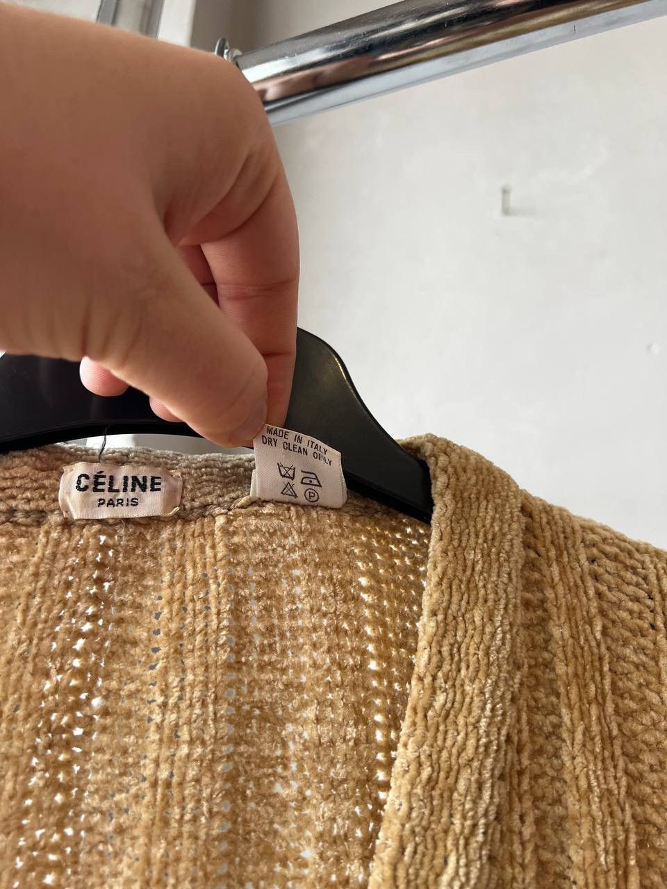 Celine VINTAGE CELINE PARIS BUTTON WOMEN CLASSIC KNIT CARDIGAN Sz44 Size M / US 6-8 / IT 42-44 - 6 Thumbnail