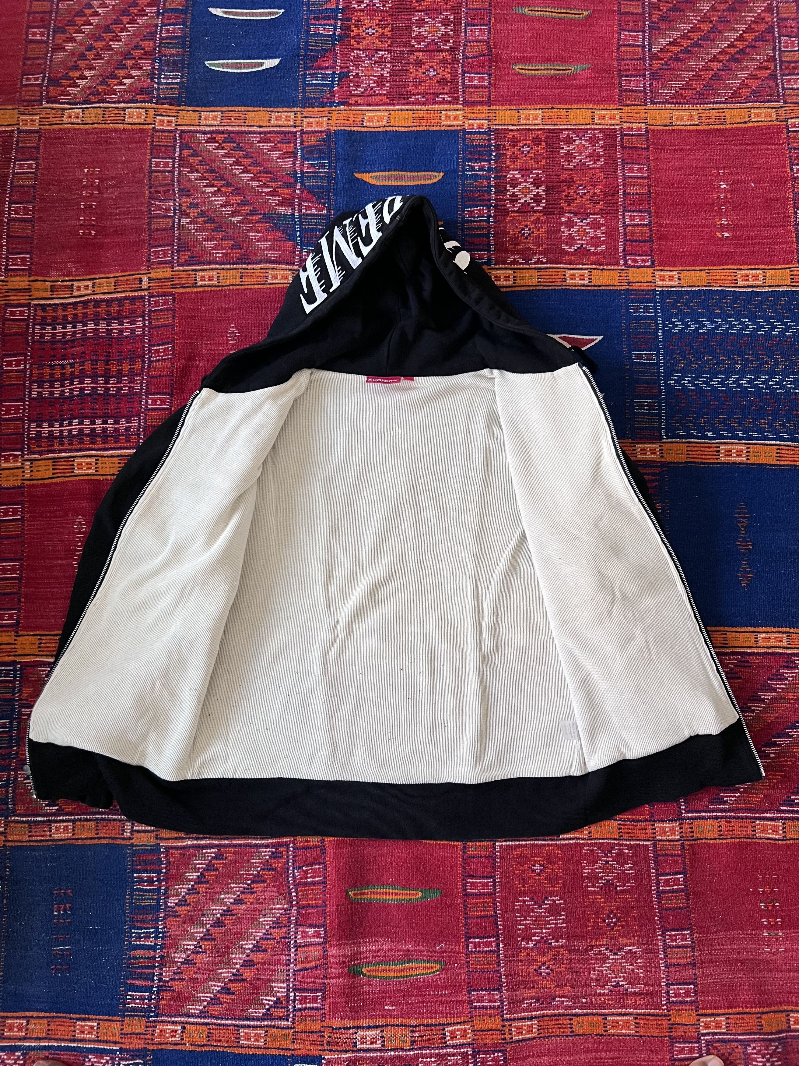 Supreme Supreme Kings Thermal Zip-Up Hoodie Size US M / EU 48-50 / 2 - 3 Thumbnail