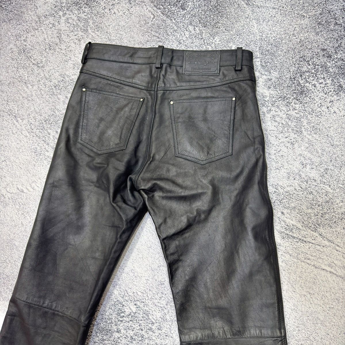 Genuine Leather Held The Emotion Black Genuine Leather Pants 32 size M Size US 32 / EU 48 - 12 Thumbnail