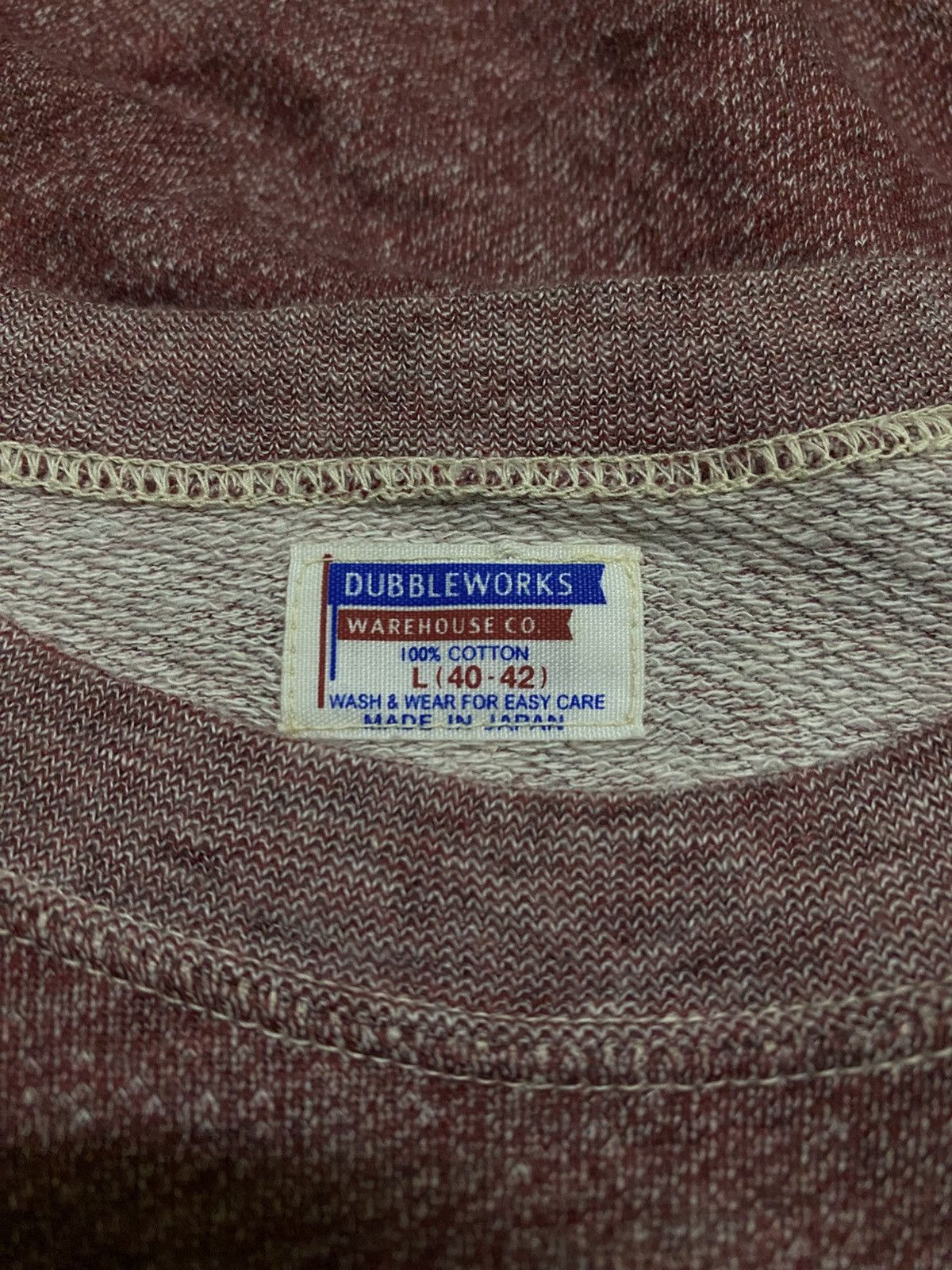 Warehouse & Co. Vintage Dubblework By Warehouse Loopwheel Cotton Sweatshirt Size US L / EU 52-54 / 3 - 3 Thumbnail